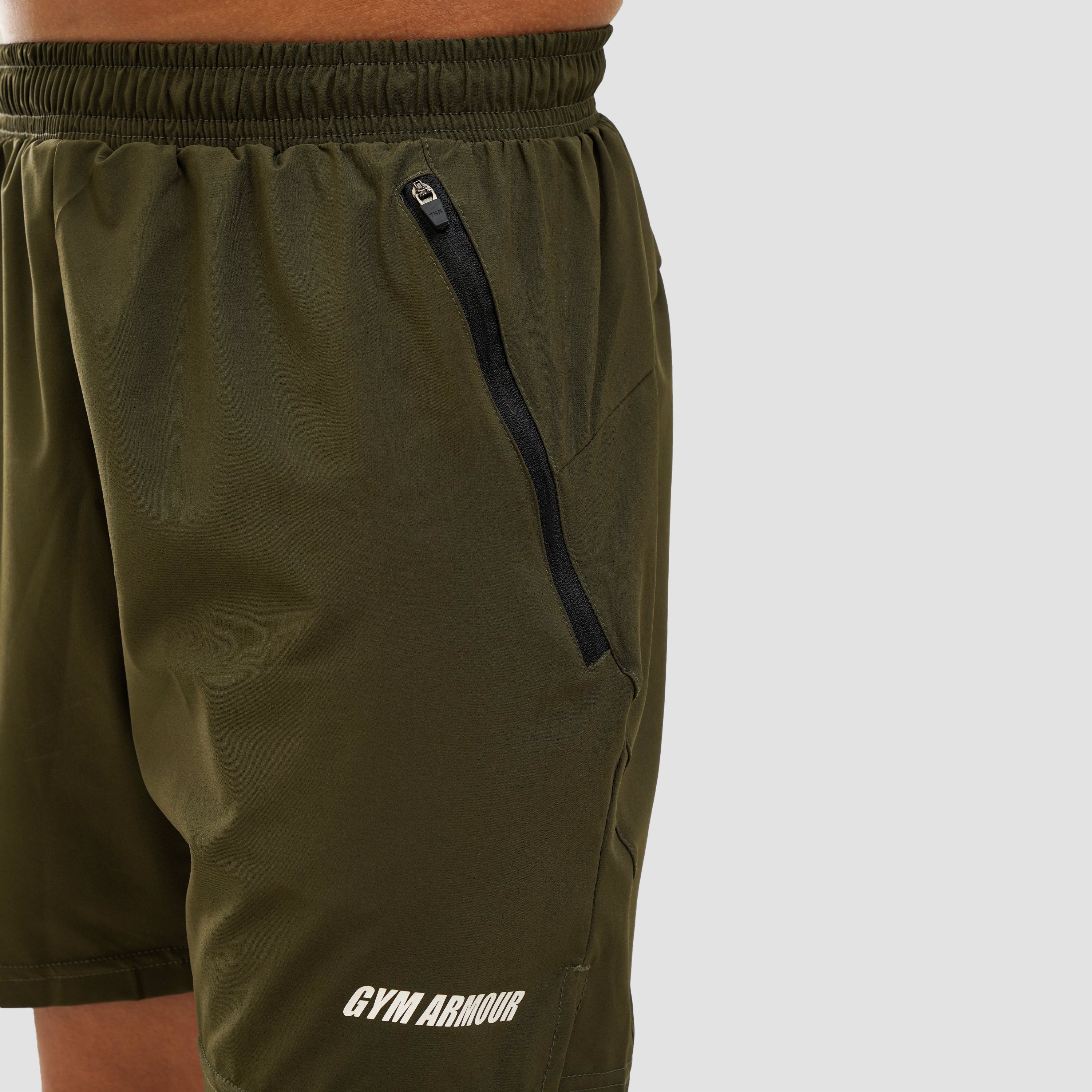 Youth Airflow Shorts (Olive)