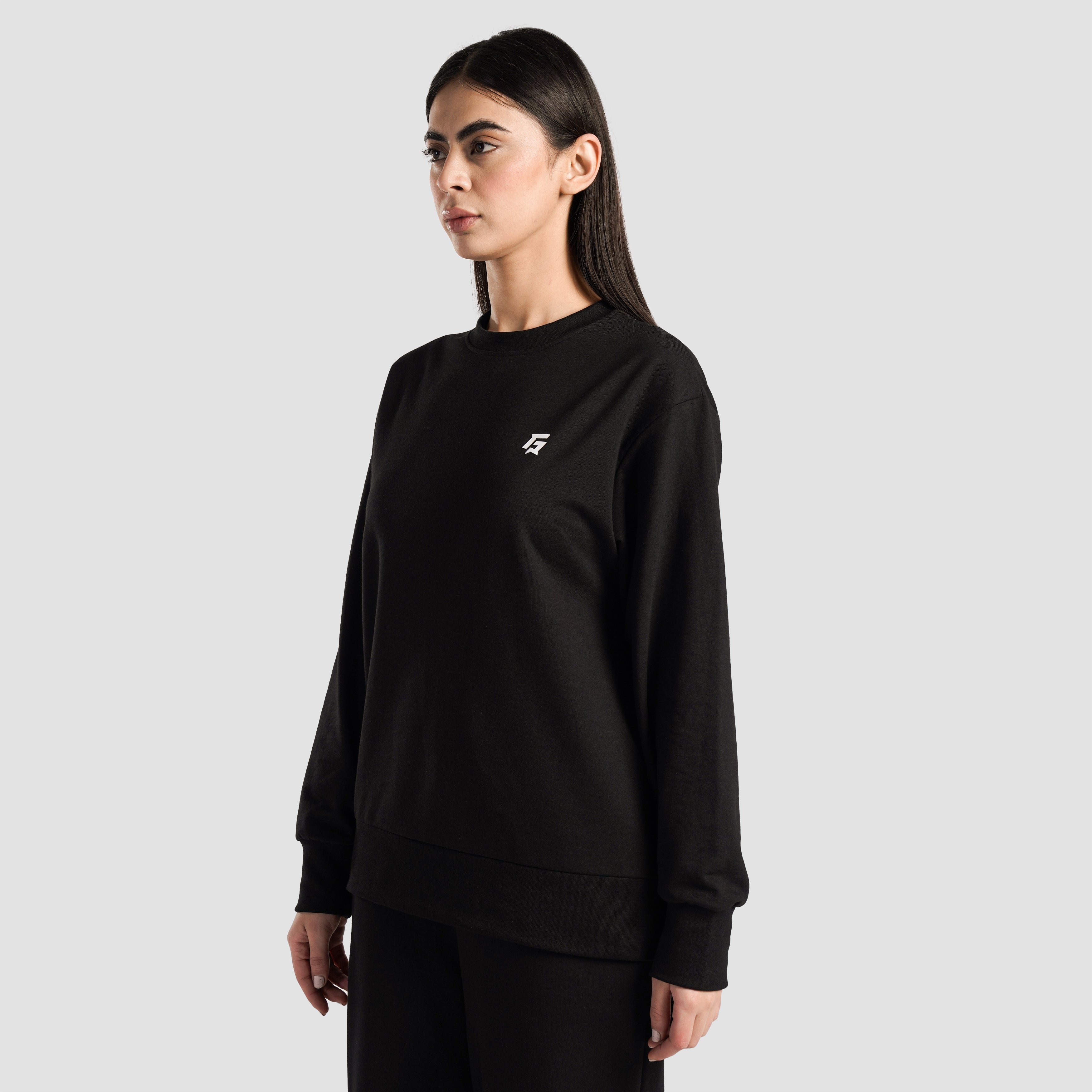 Side Zip Up Top (Black)