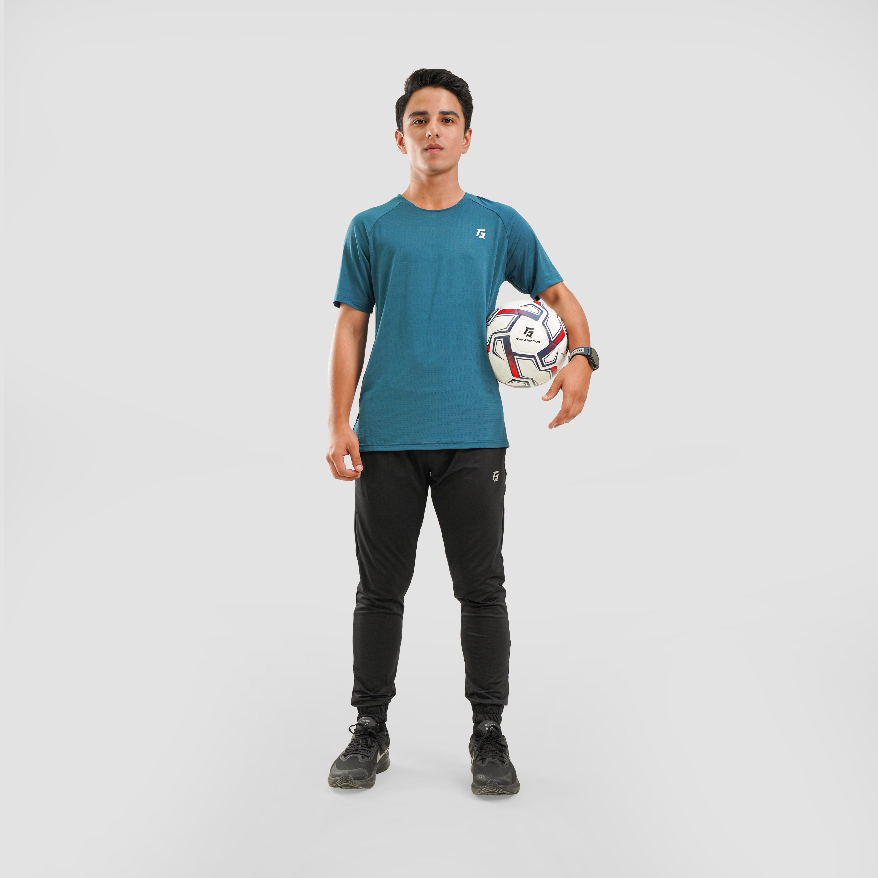 Youth Mesh Motion Tee (Teal)