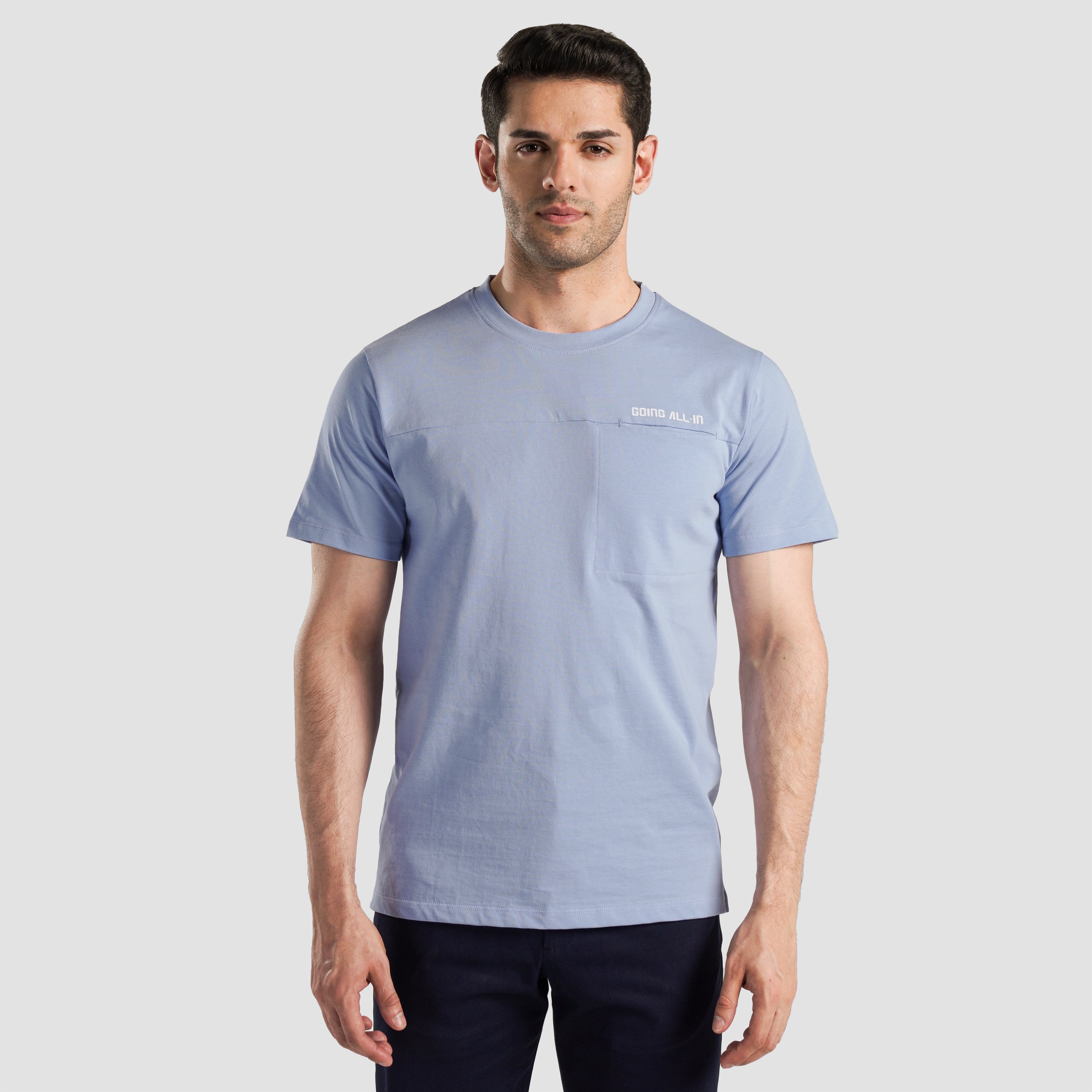 Power Move Tee (Sky Blue)