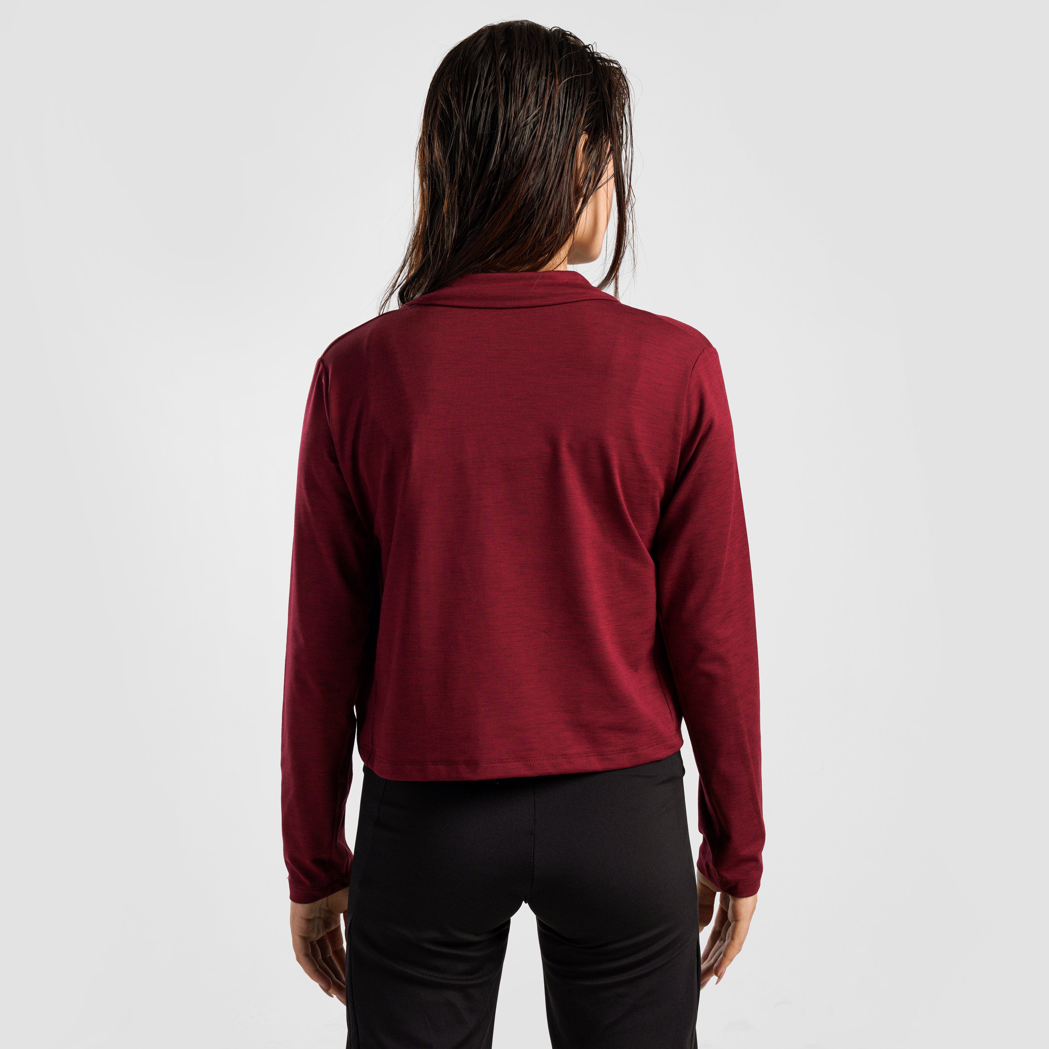 Yoga Cardigan (Maroon)