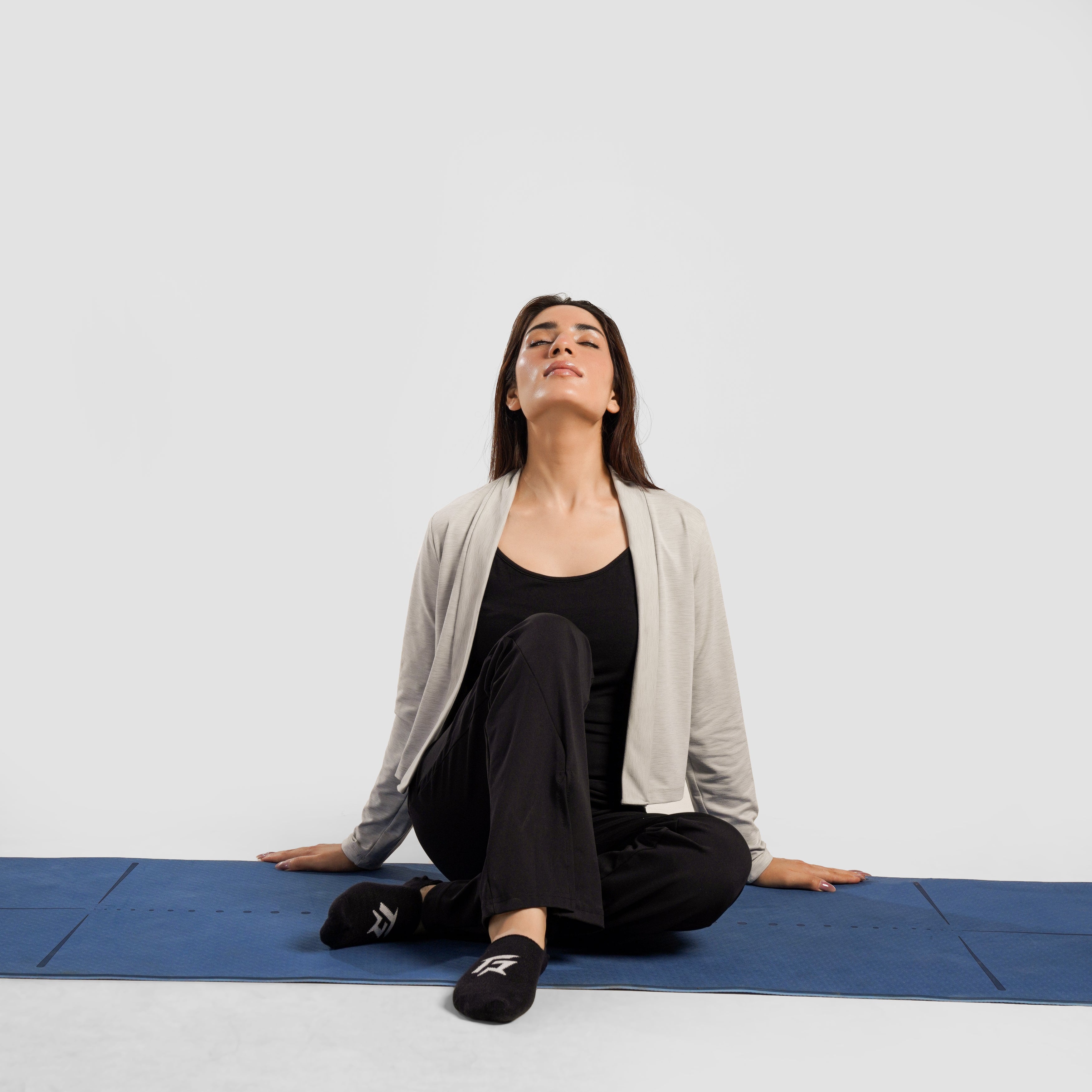 Yoga Cardigan (Silver Grey)