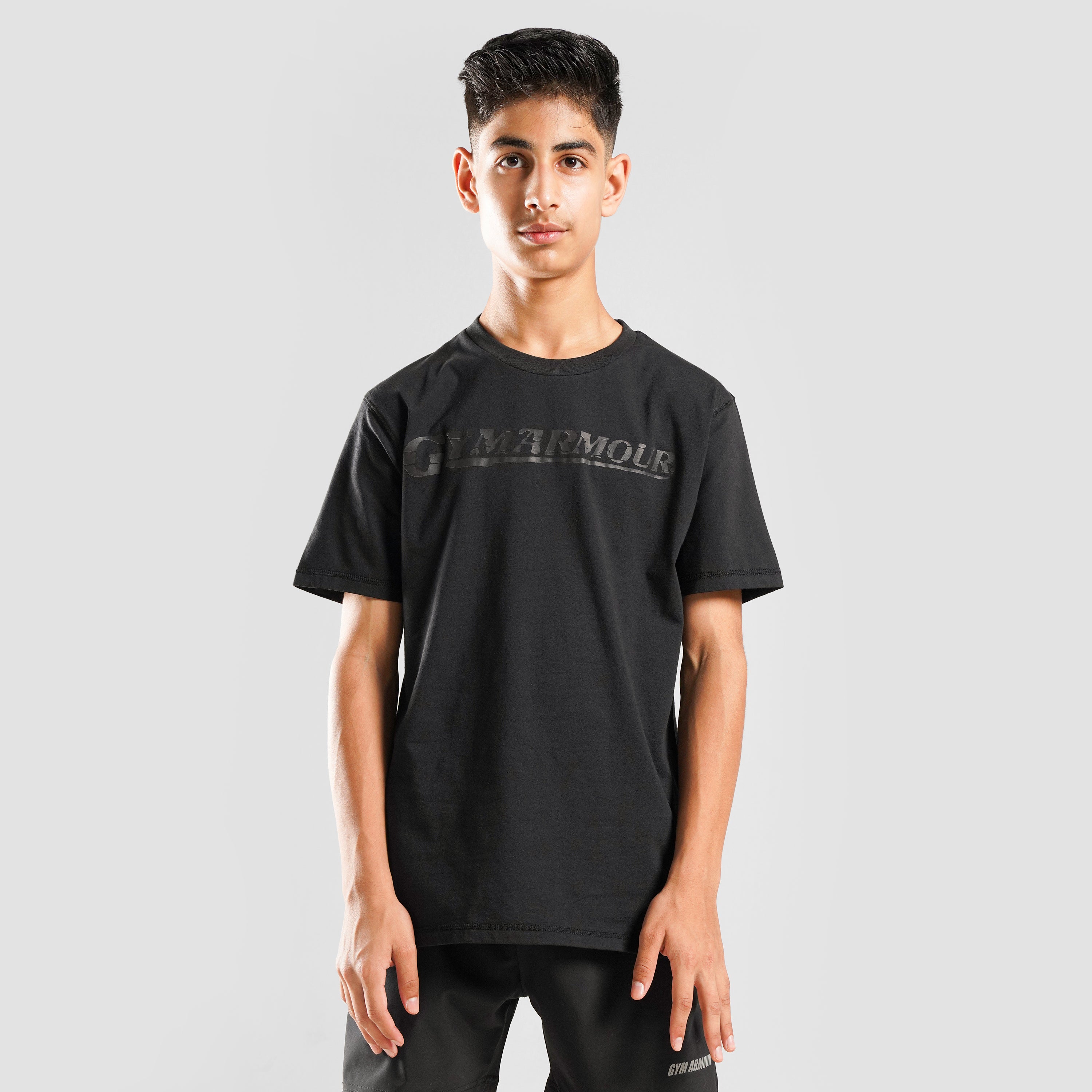 Youth M124 Short Sleeves Tee (Black)