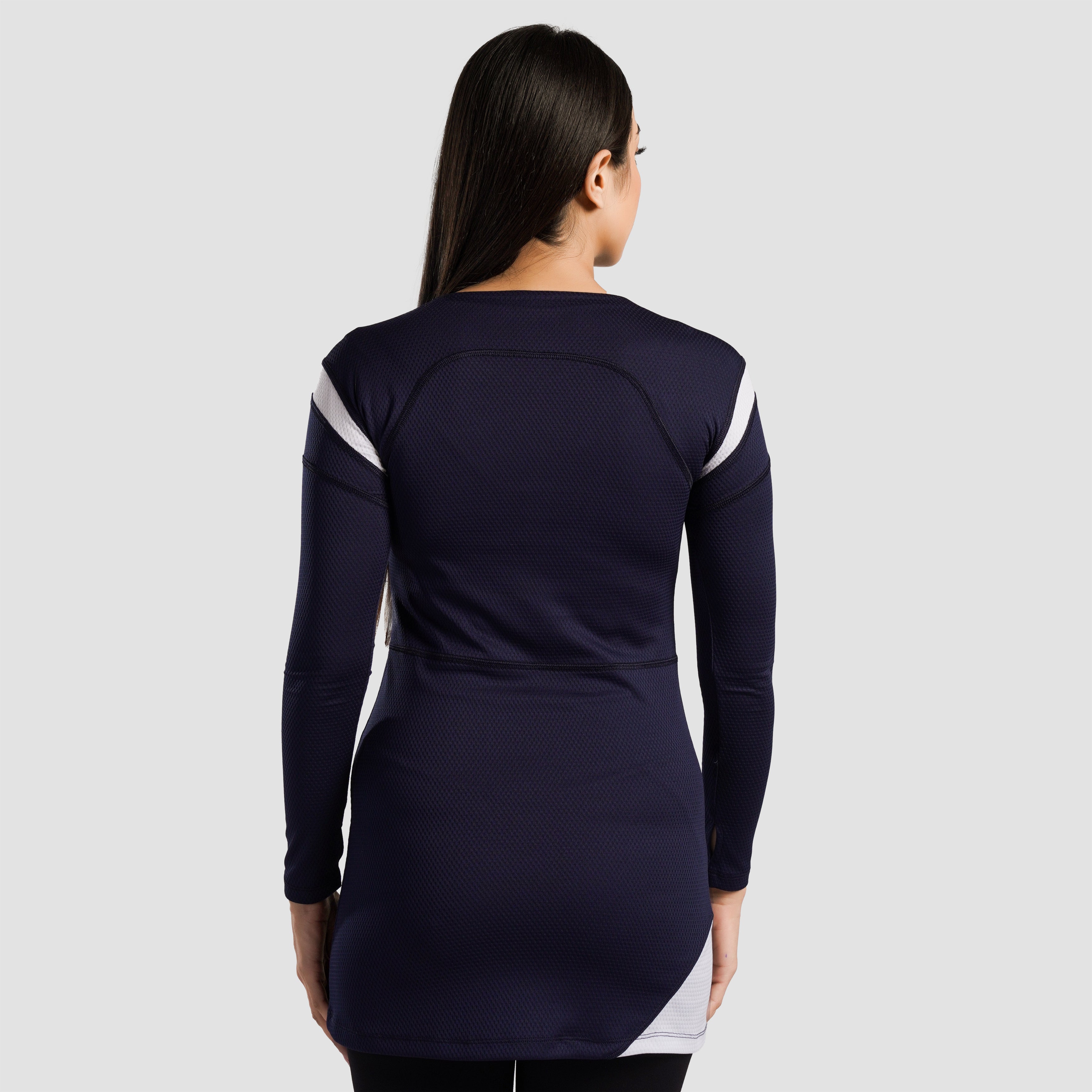 Prime Tennis Dress (Navy-White)