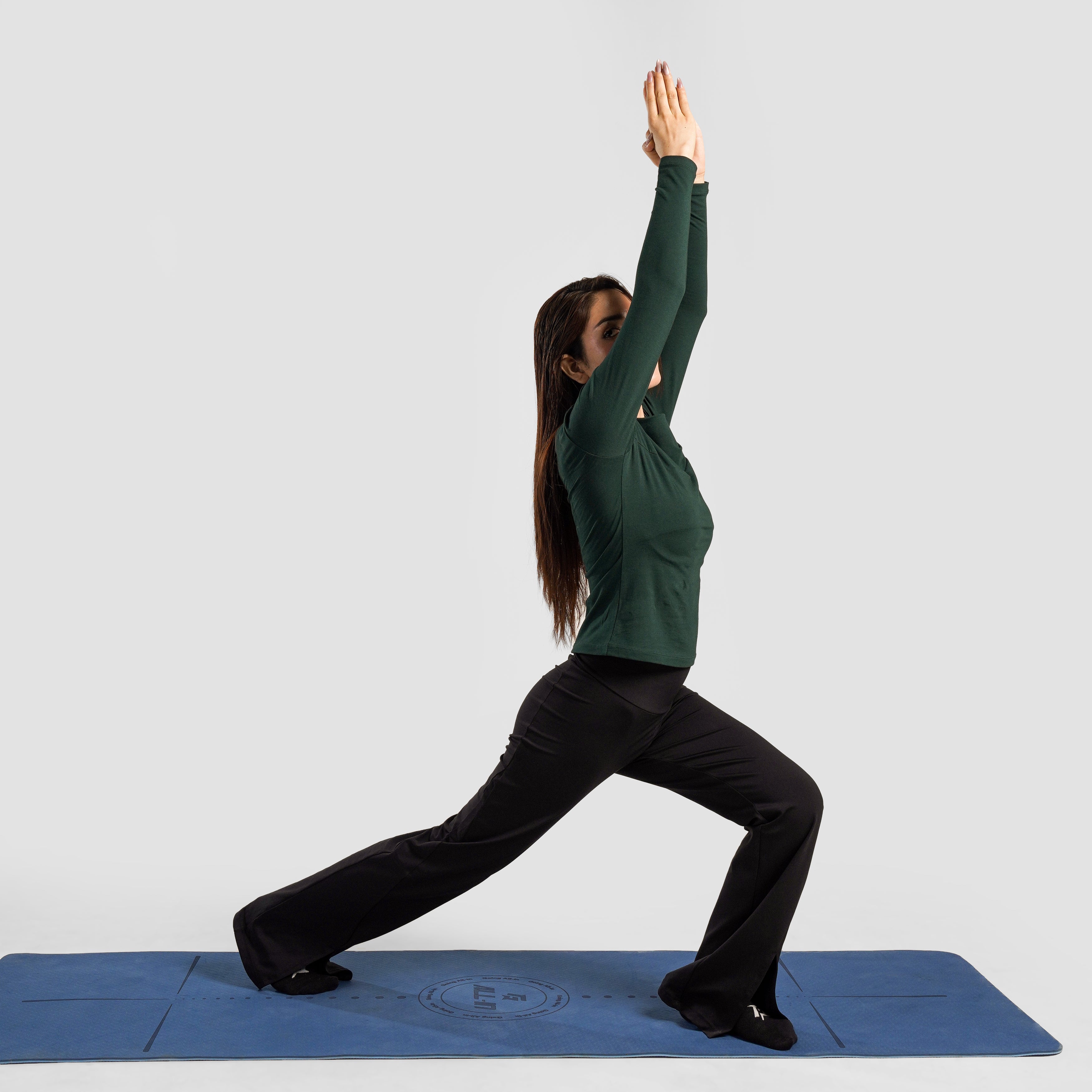 Asymmetrical Yoga Top (Green)