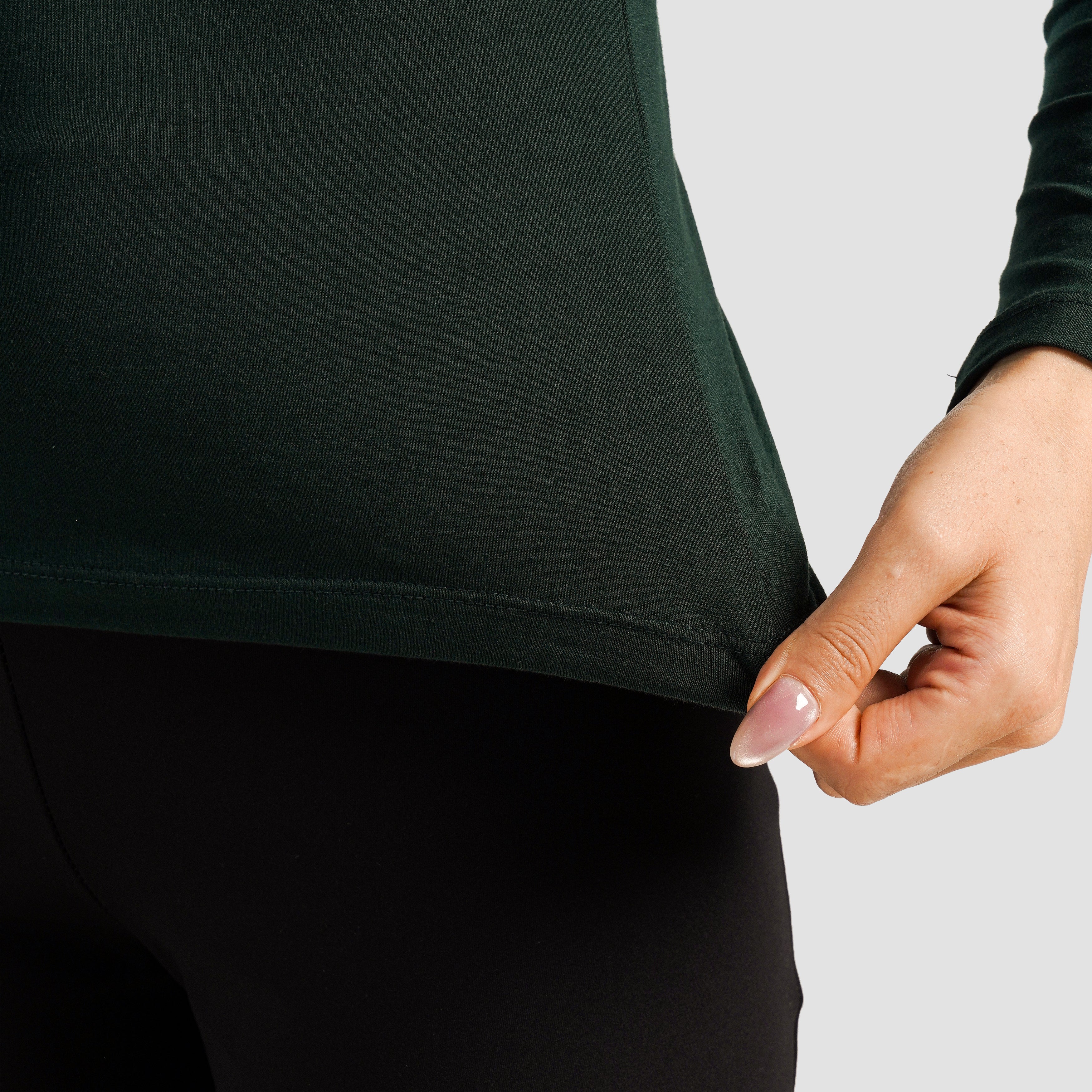 Asymmetrical Yoga Top (Green)