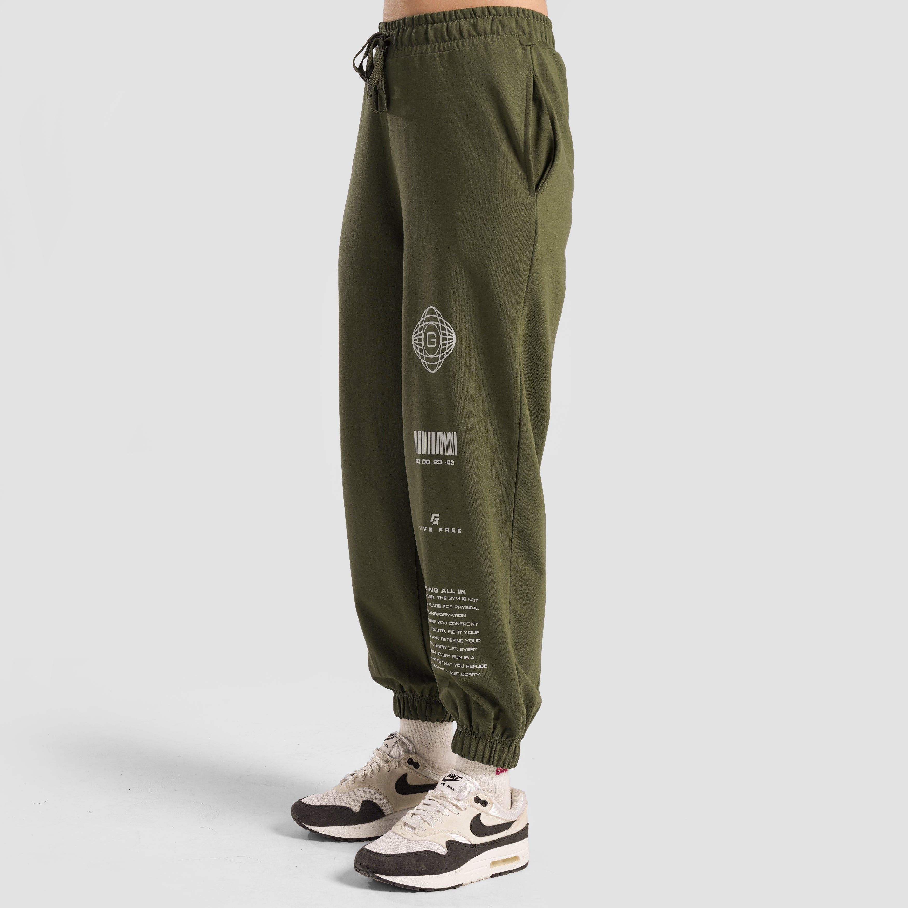 GAI Pulse Oversized Joggers (Olive)