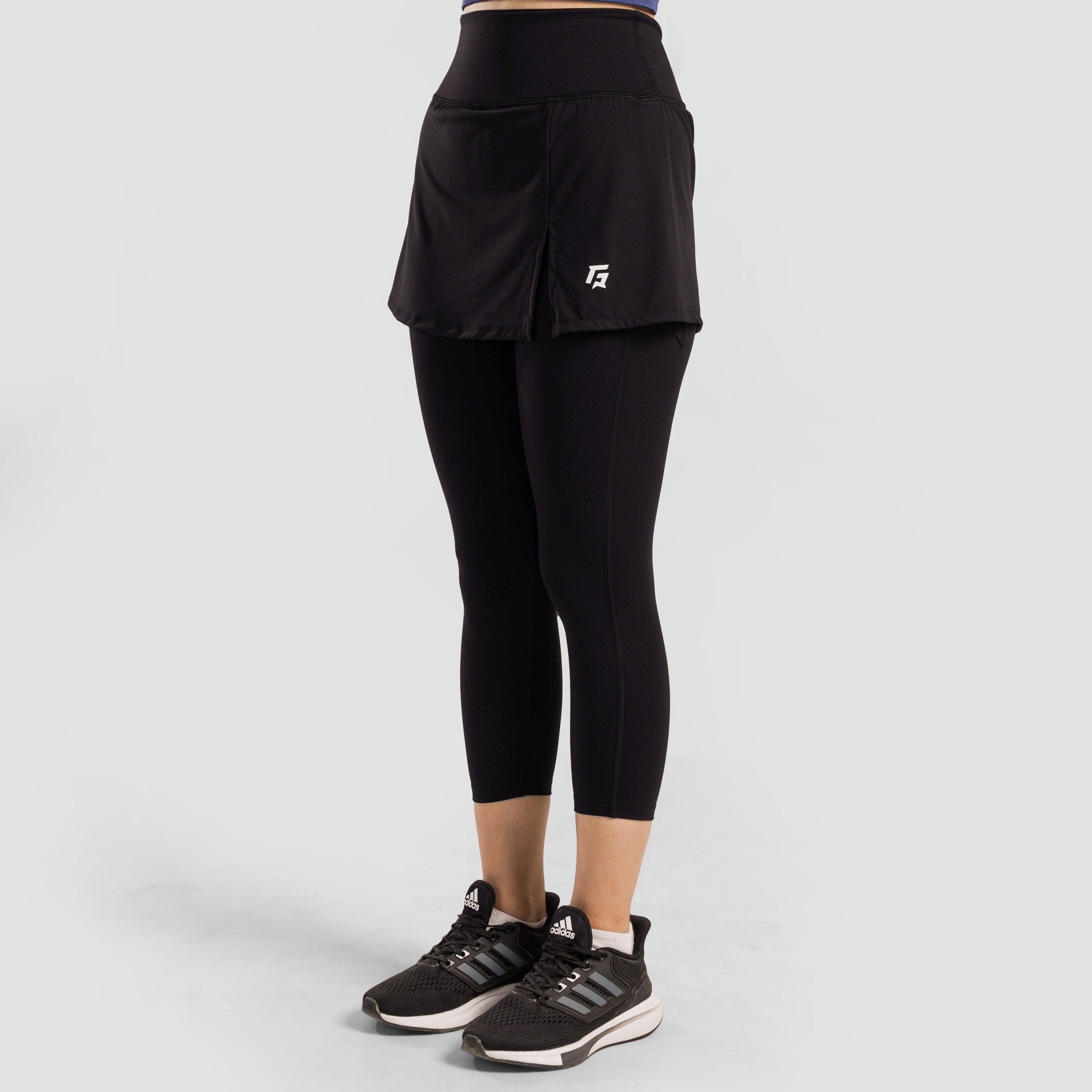 Ace Skirt with Leggings (Black)