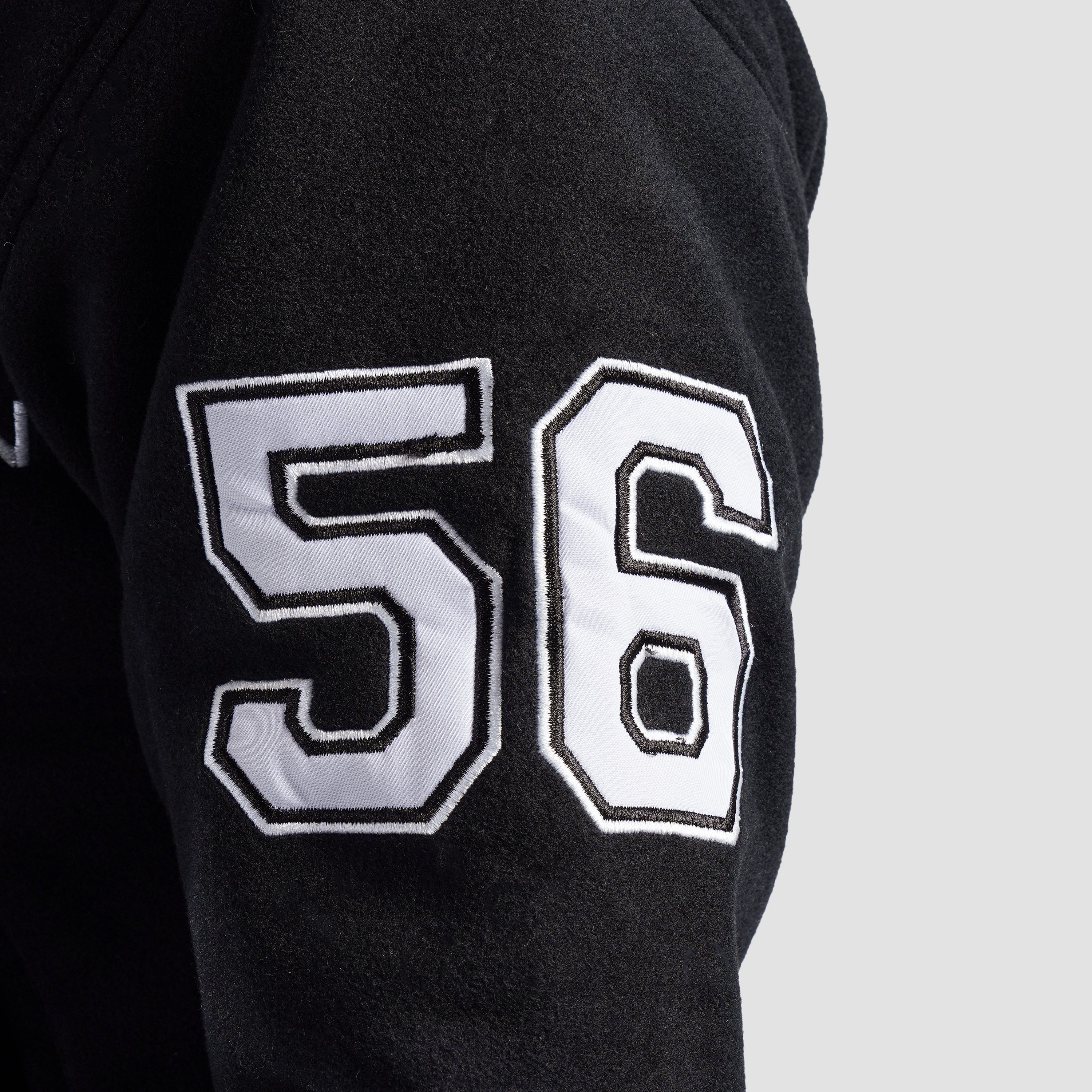 Crest Varsity Jacket (Black)