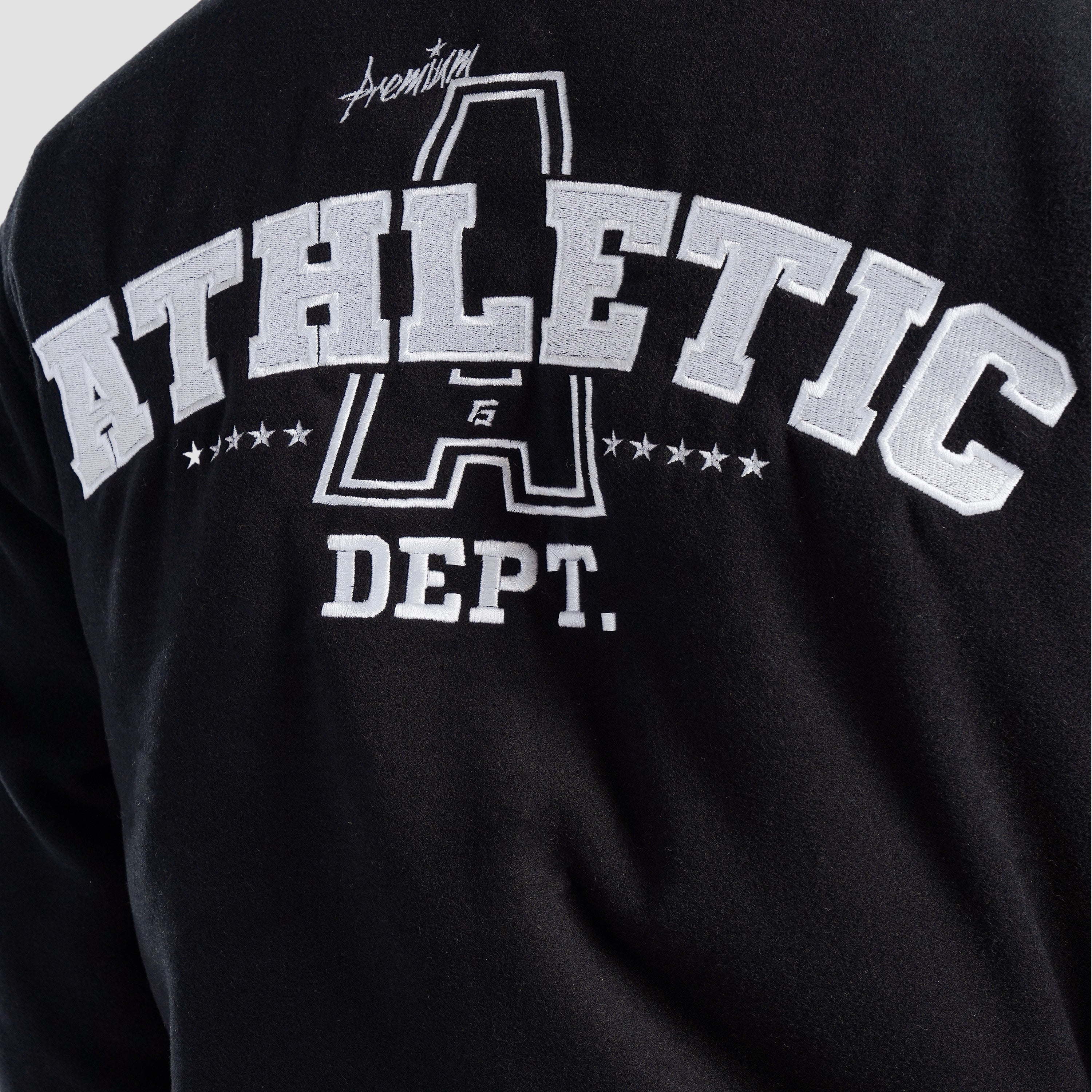 Crest Varsity Jacket (Black)