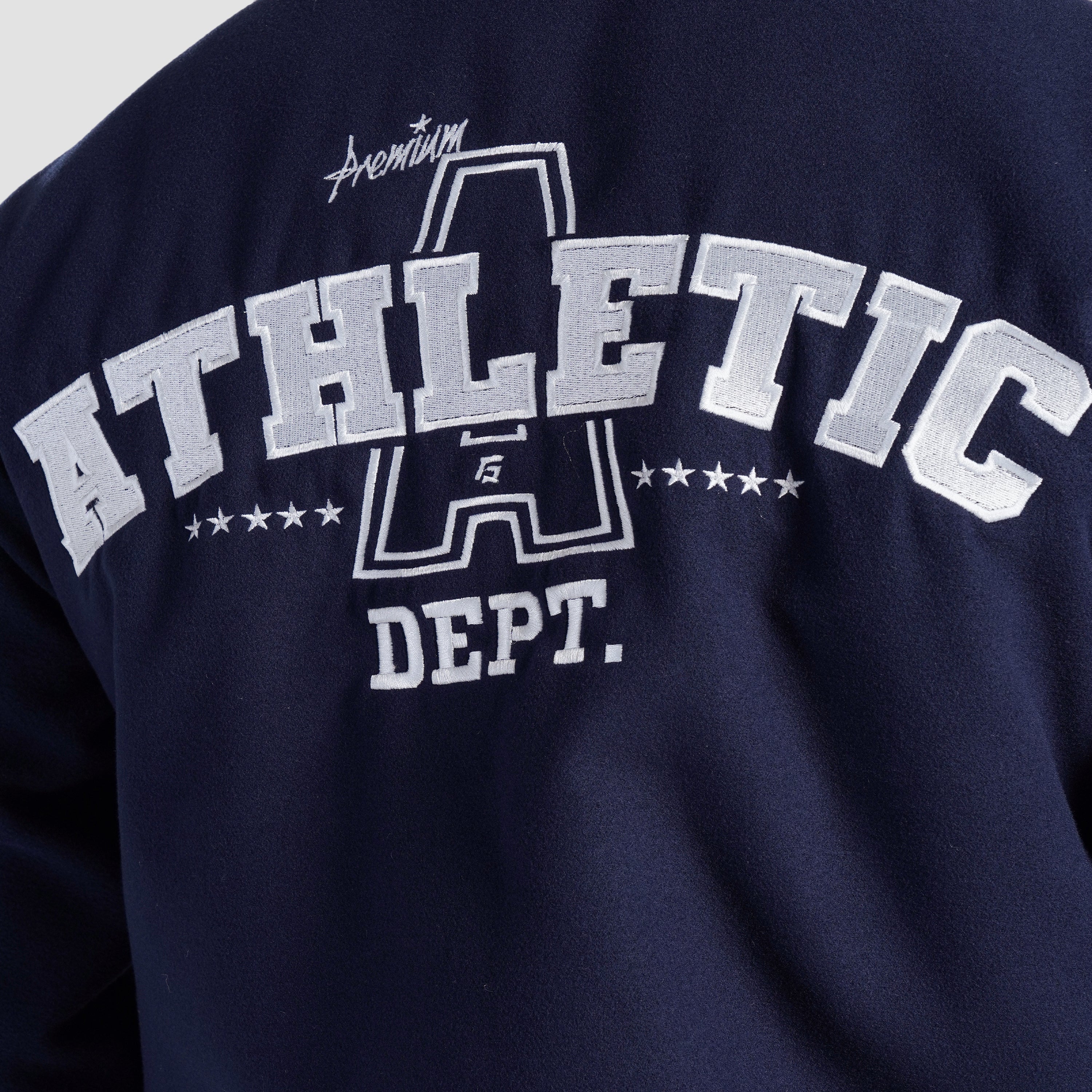 Crest Varsity Jacket (Navy)