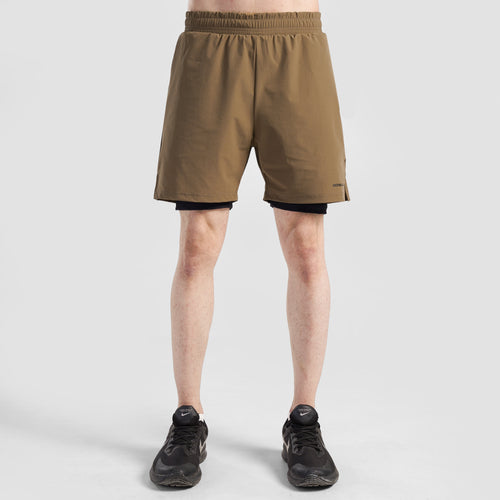 Dual Flex Pro Shorts (Camel)