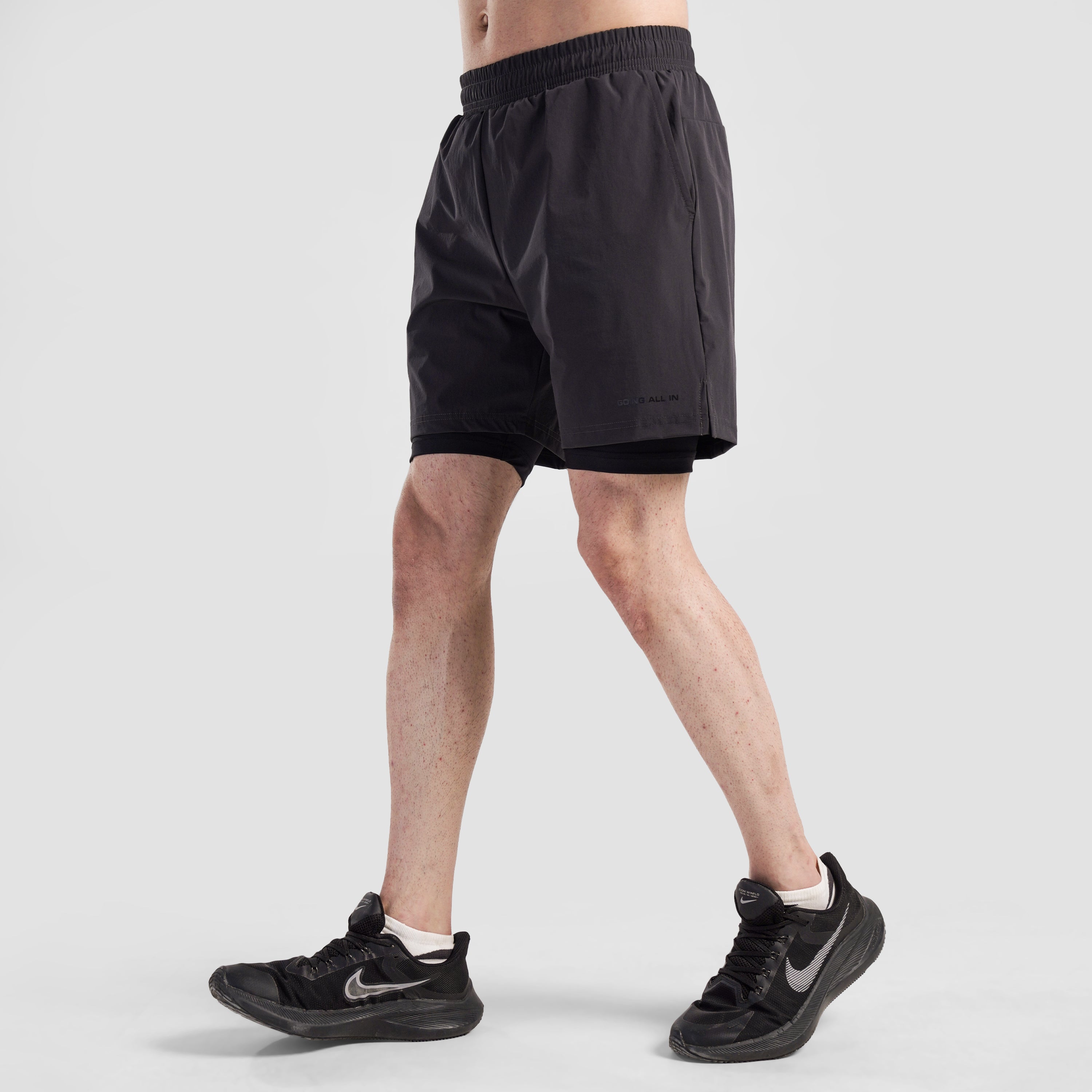 Dual Flex Pro Shorts (Charcoal)