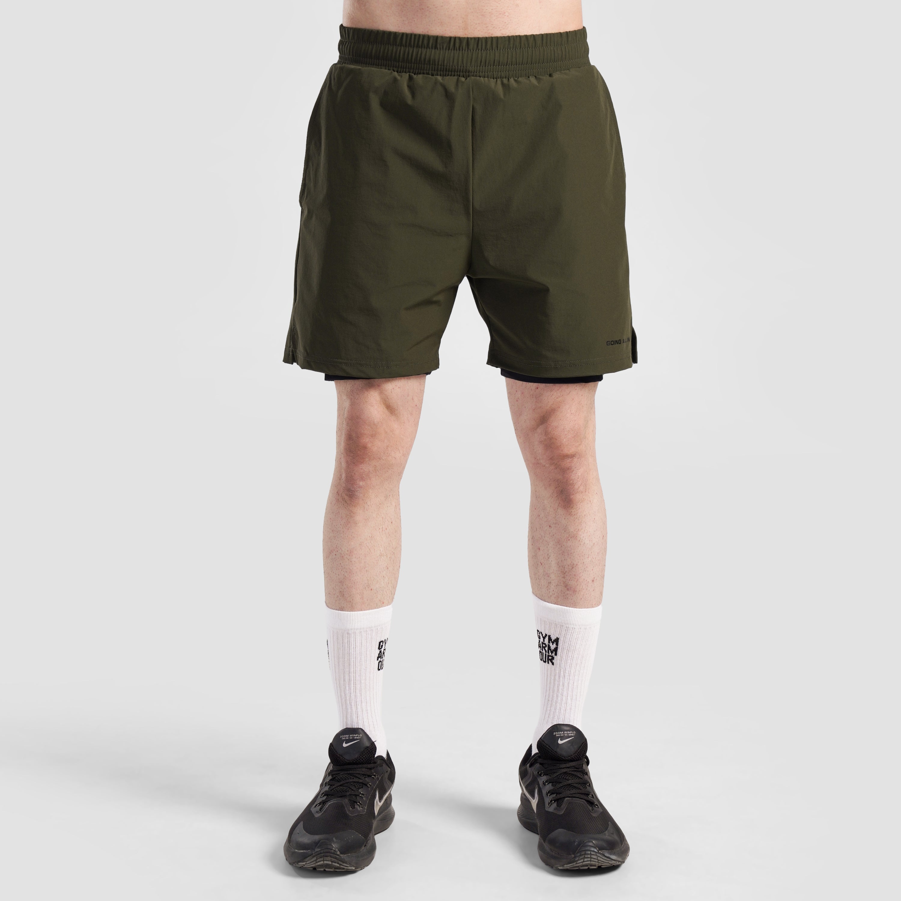 Dual Flex Pro Shorts (Olive)