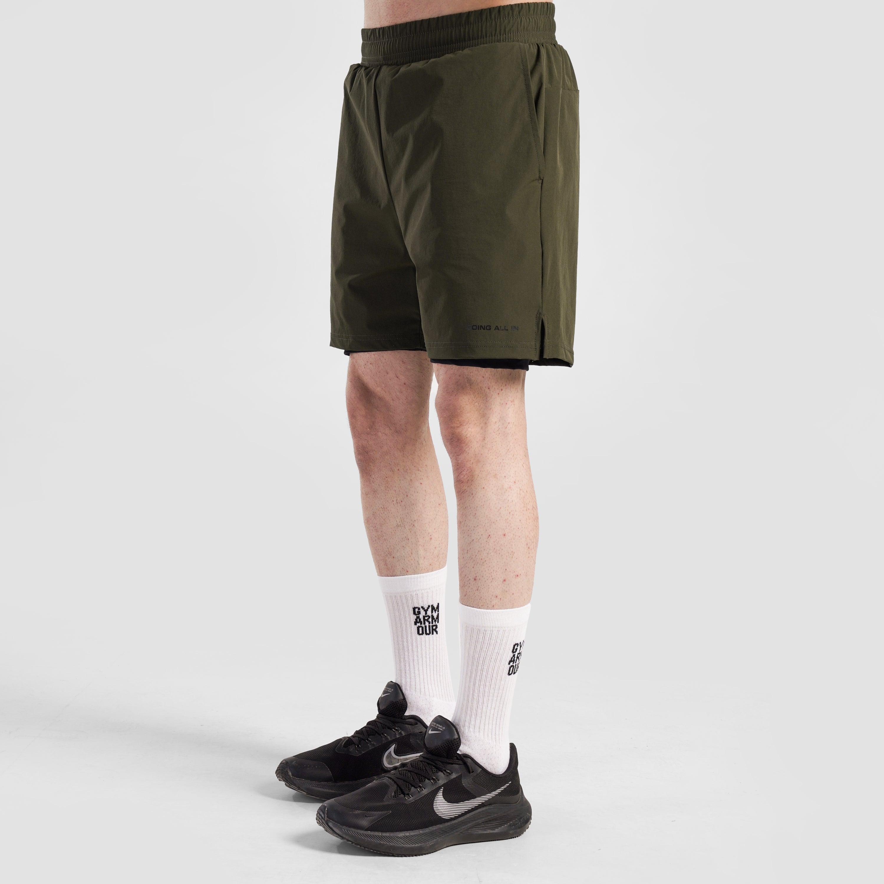 Dual Flex Pro Shorts (Olive)