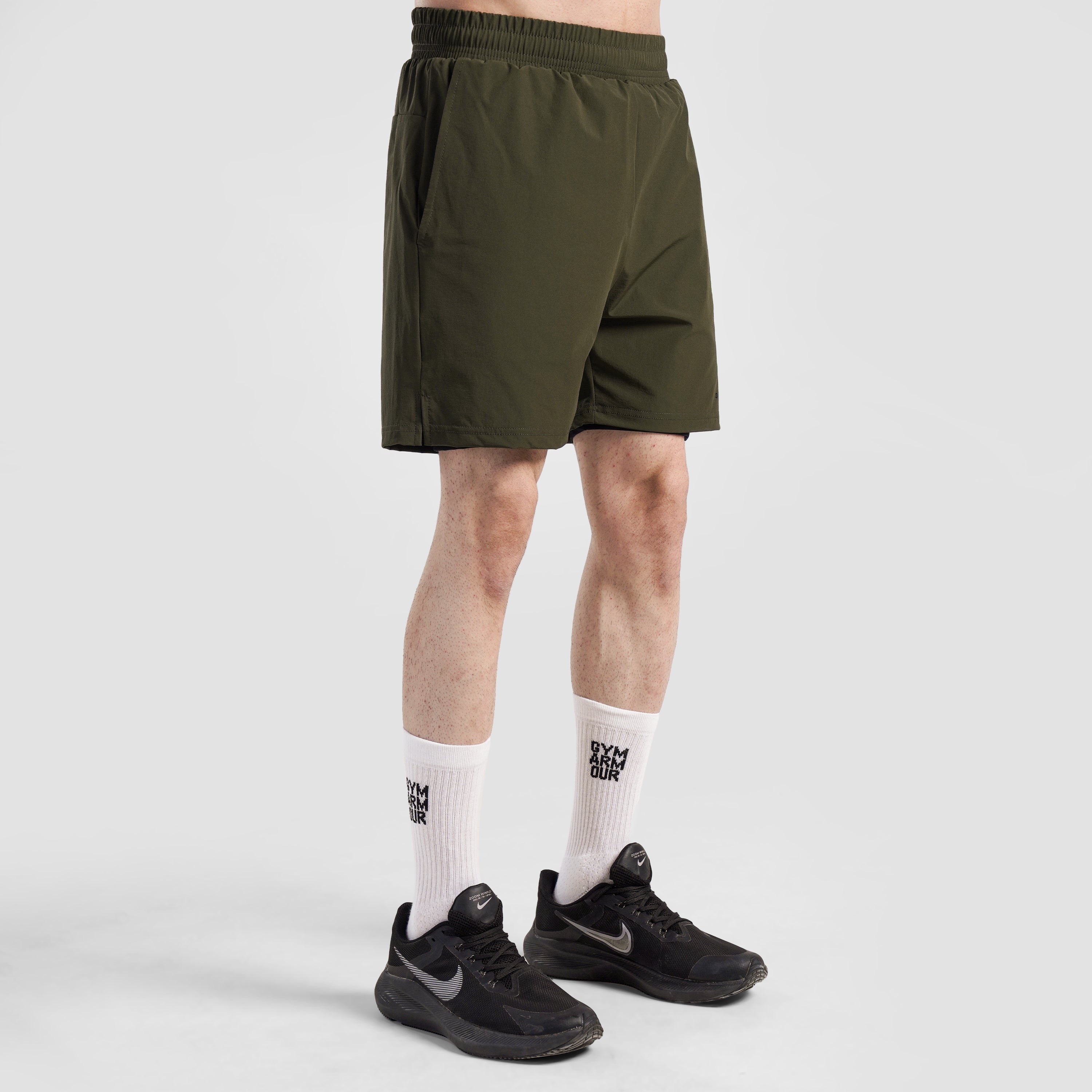 Dual Flex Pro Shorts (Olive)