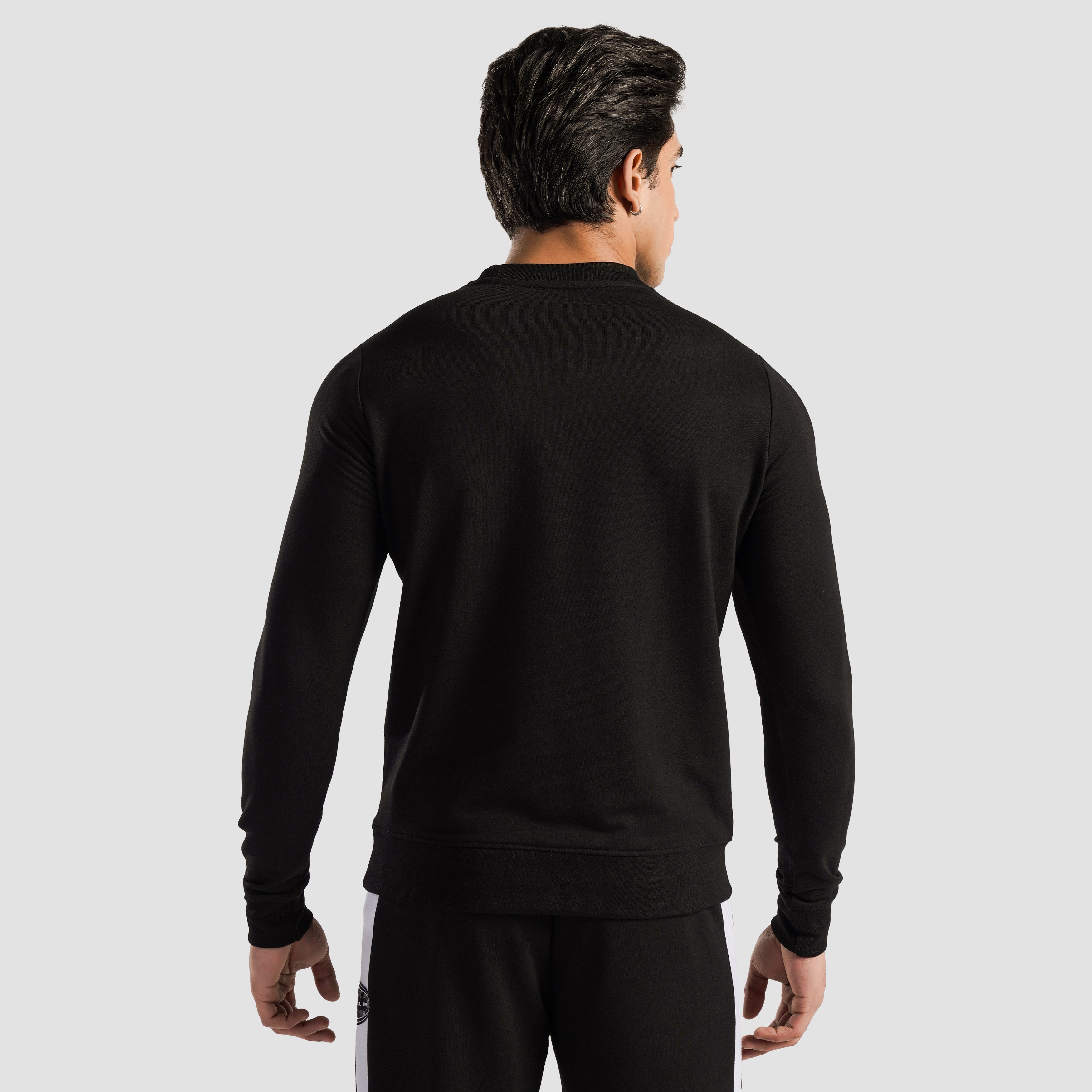 Utility Crew SweatShirt (Black)