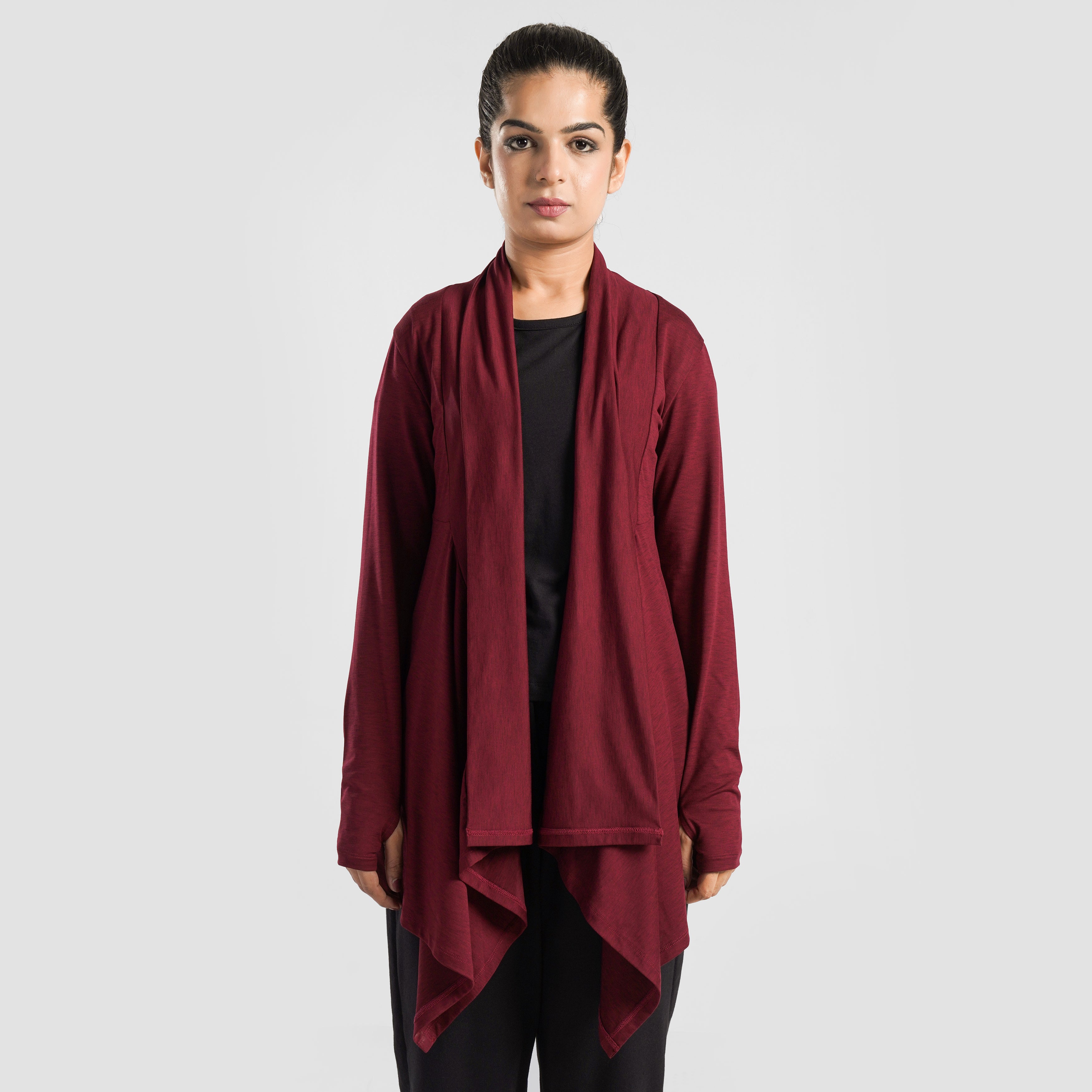 Modest Wrap (Maroon)