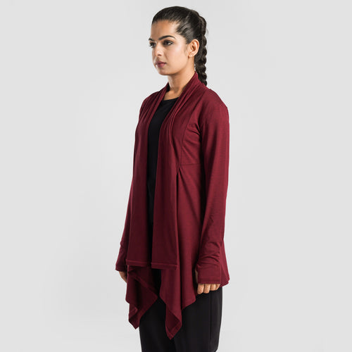 Modest Wrap (Maroon)