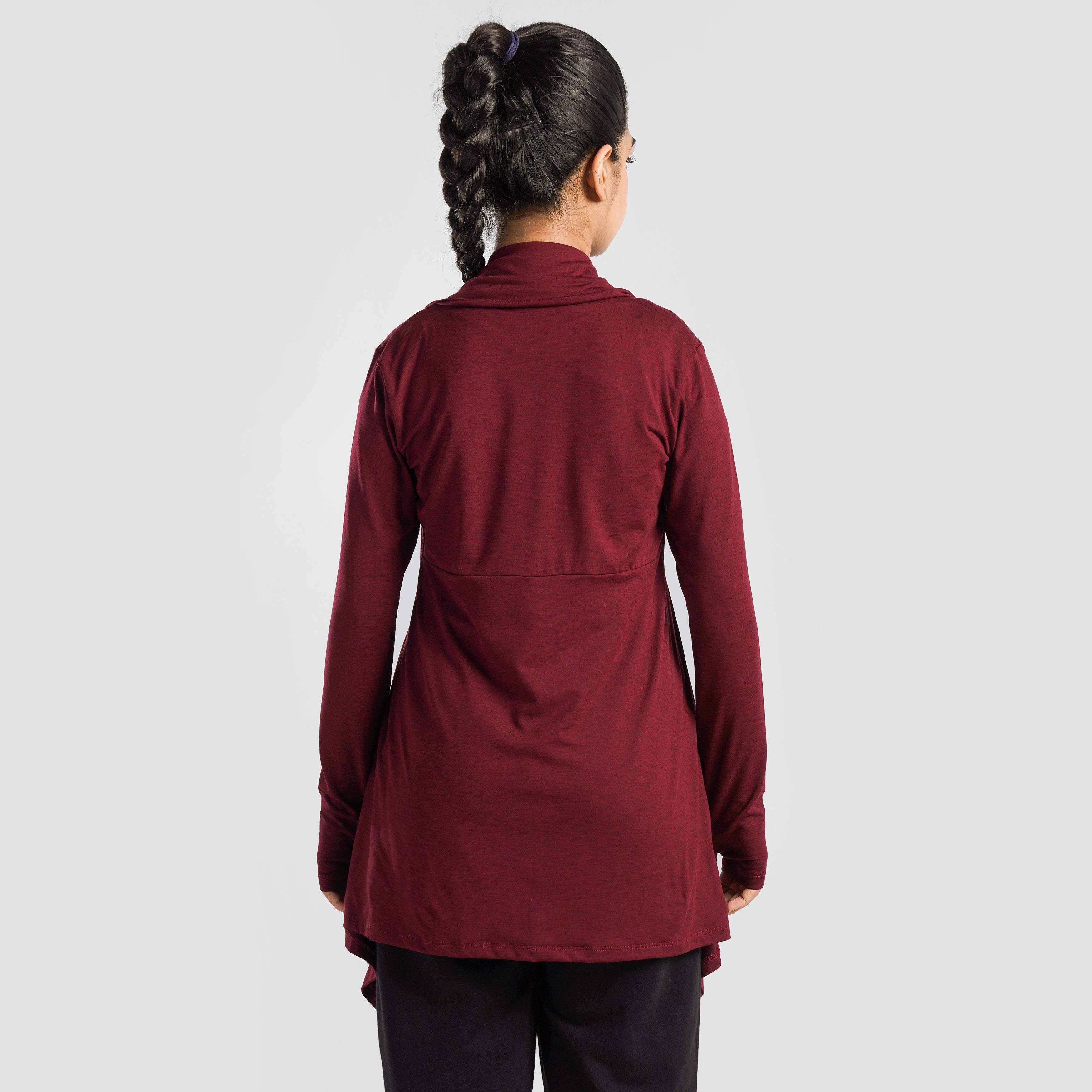 Modest Wrap (Maroon)