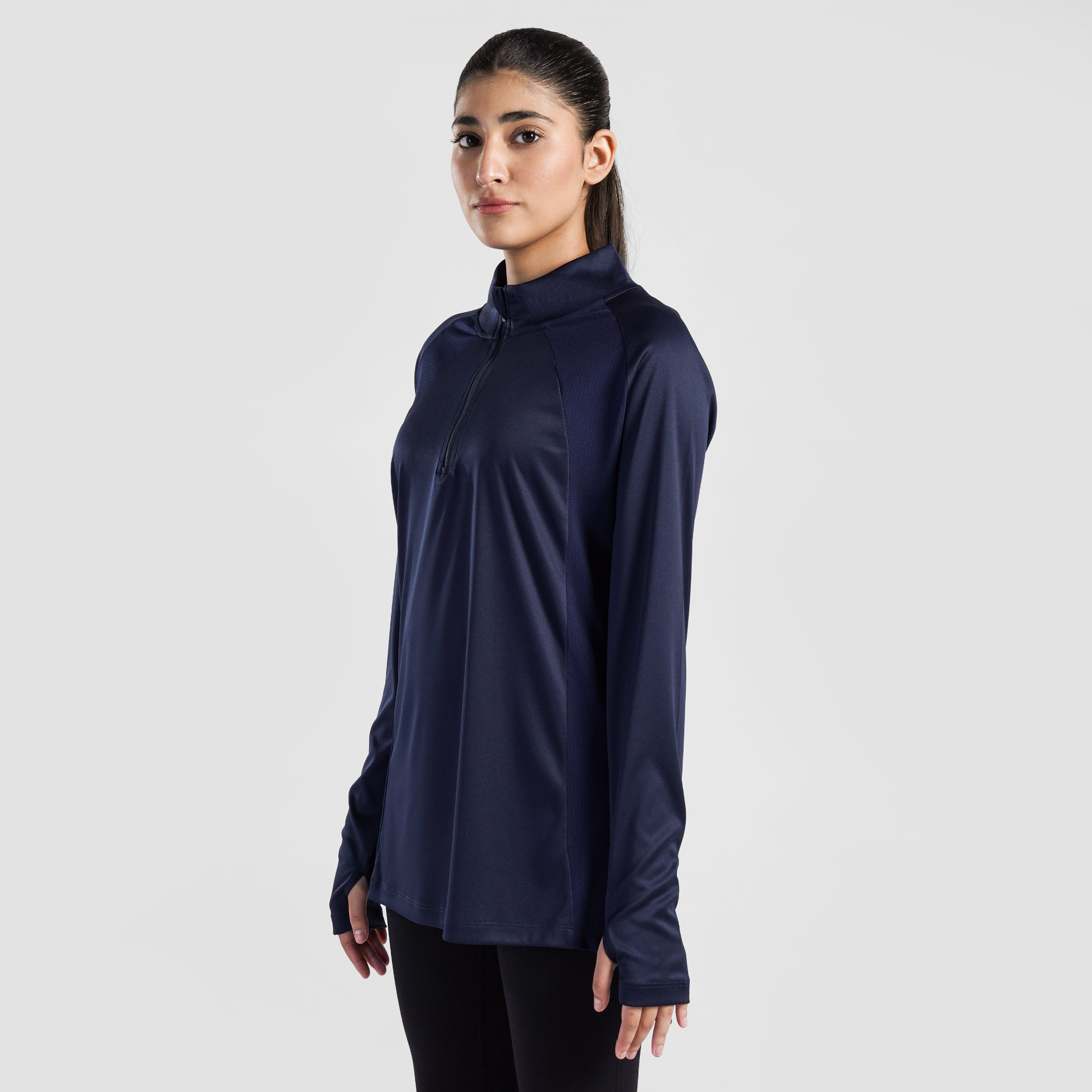 Modest Active Top (Navy)