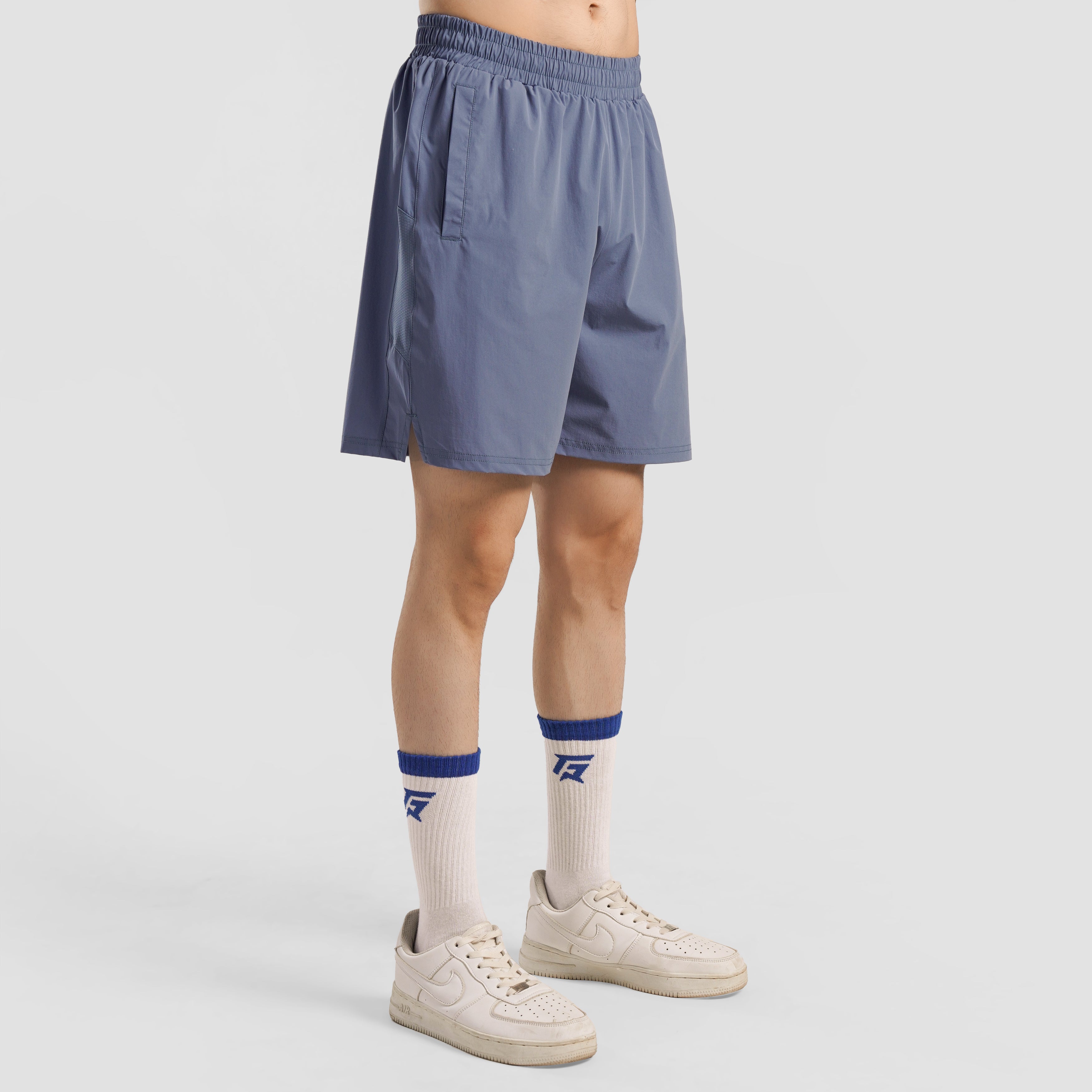 HI-VIBE MESH SHORTS (Hazle Blue)