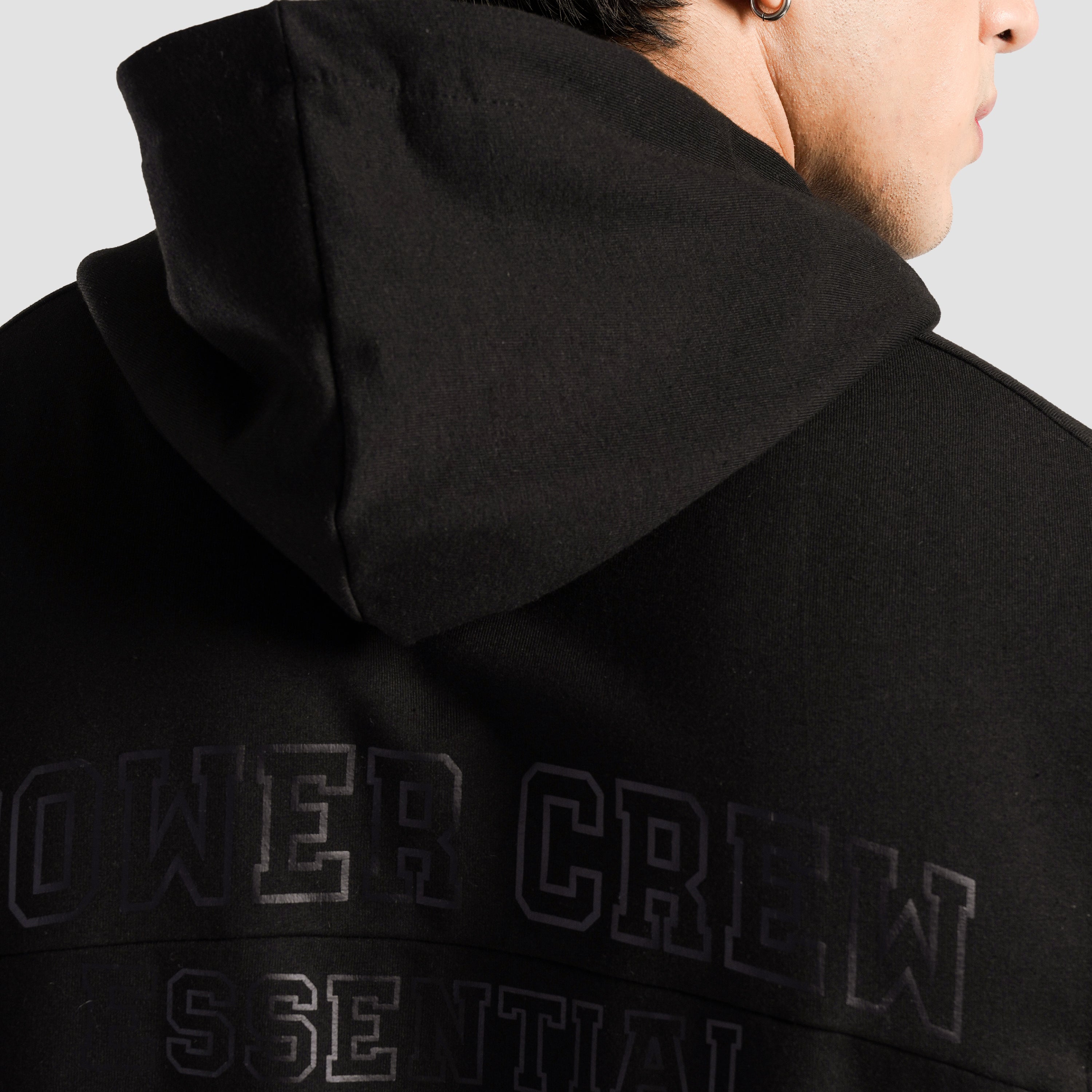 Power Crew Essential Hood (Black)