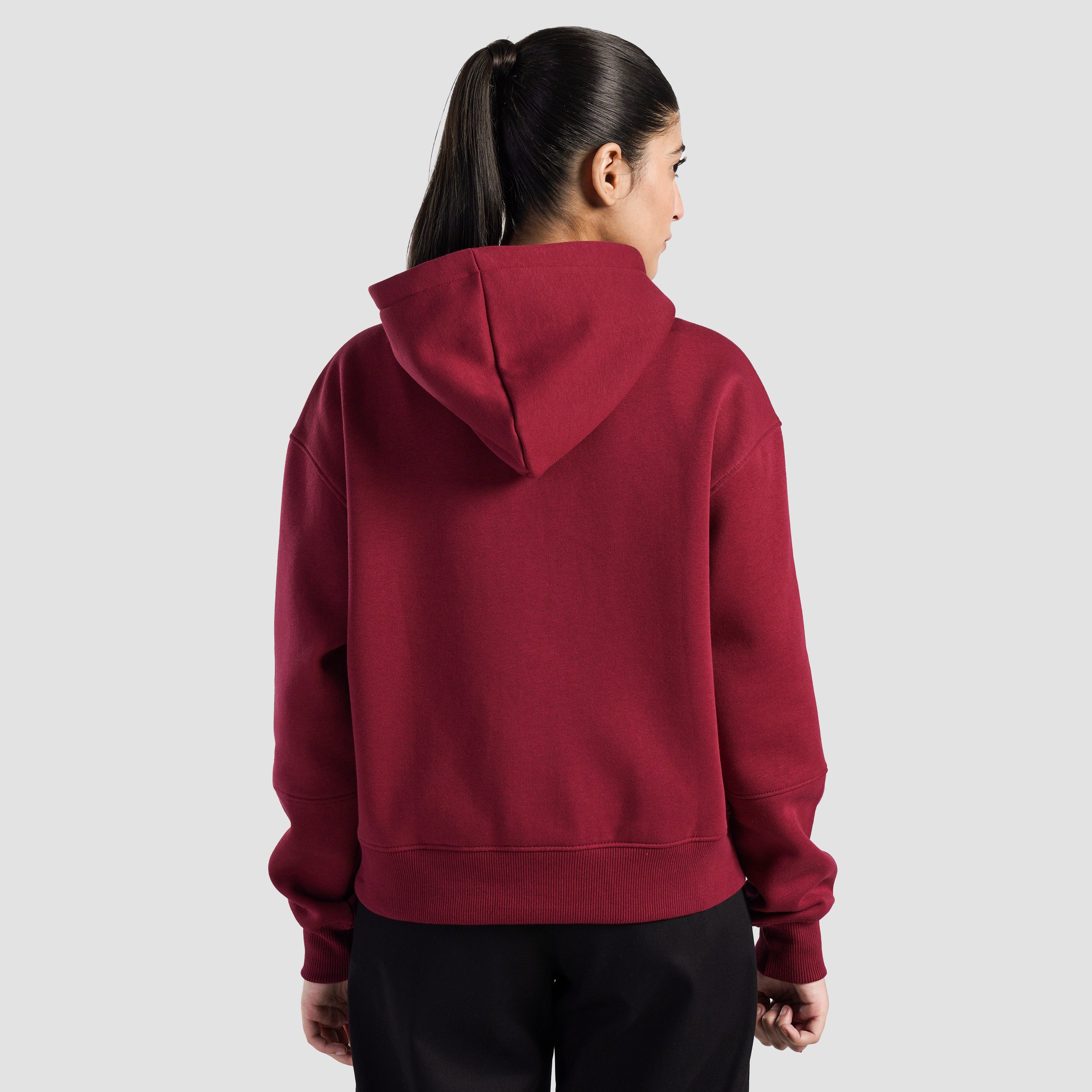 Vitablaze Half Zip Hoodie (Burgundy)