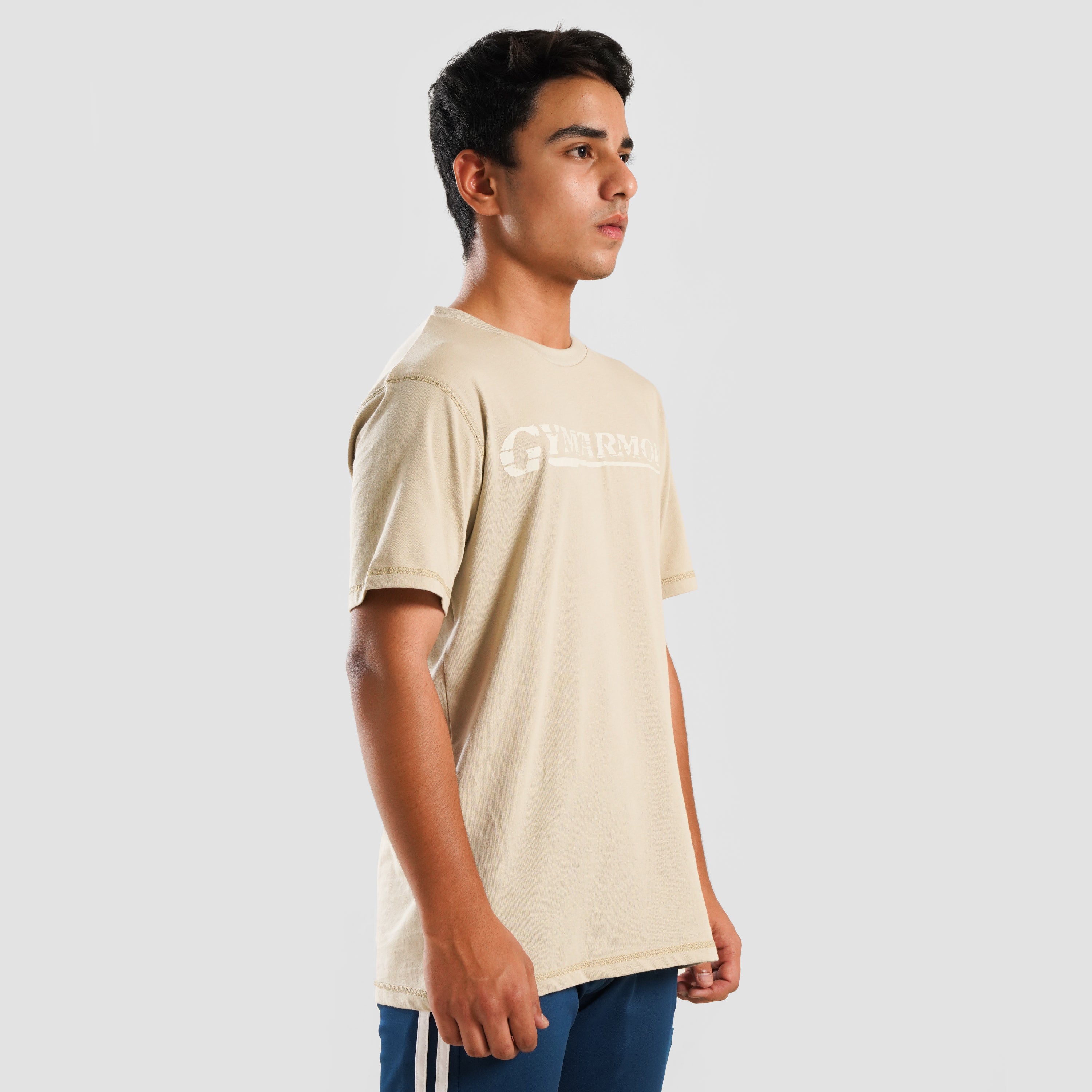 Youth M124 Short Sleeves Tee (Beige)