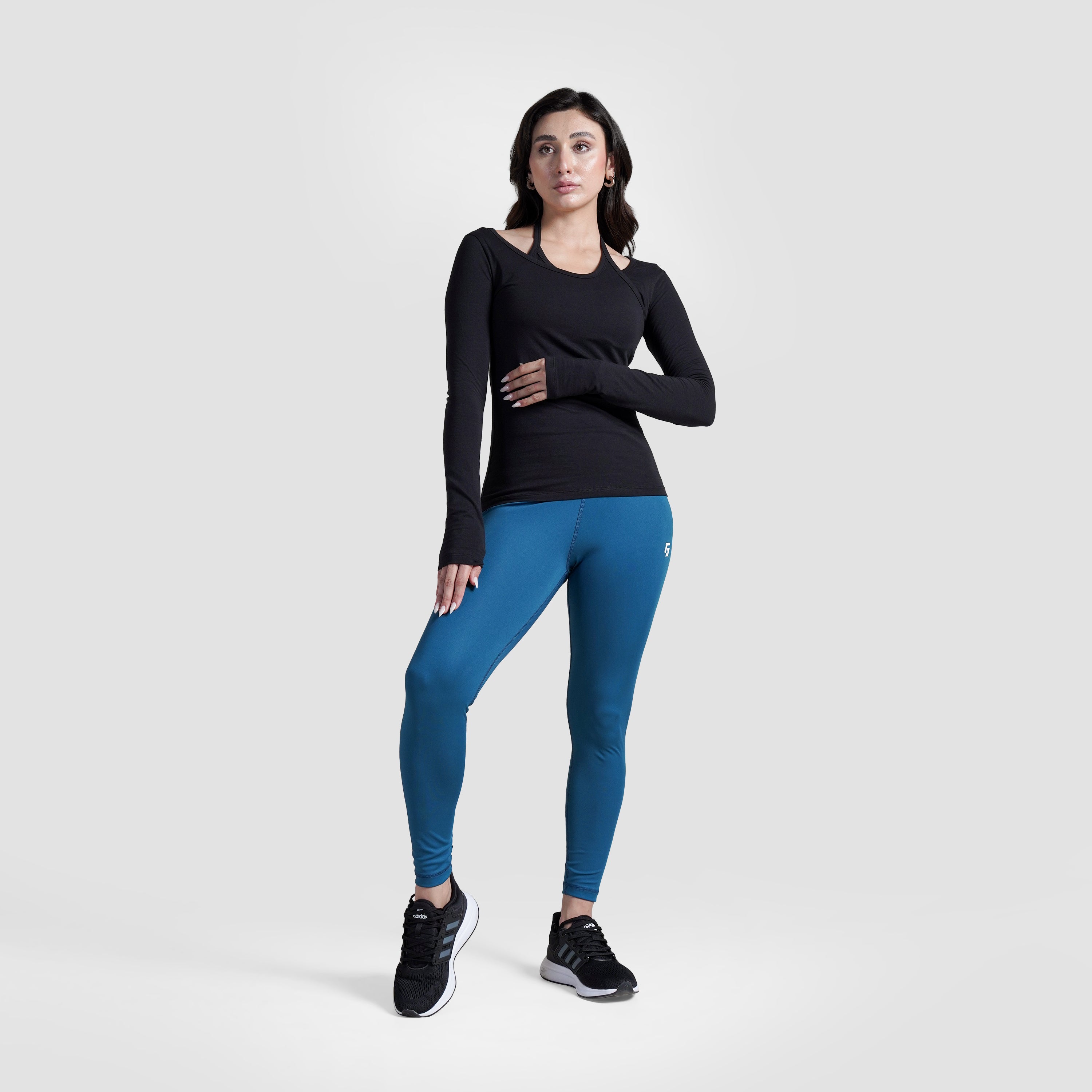 Run Leggings (Turquoise)