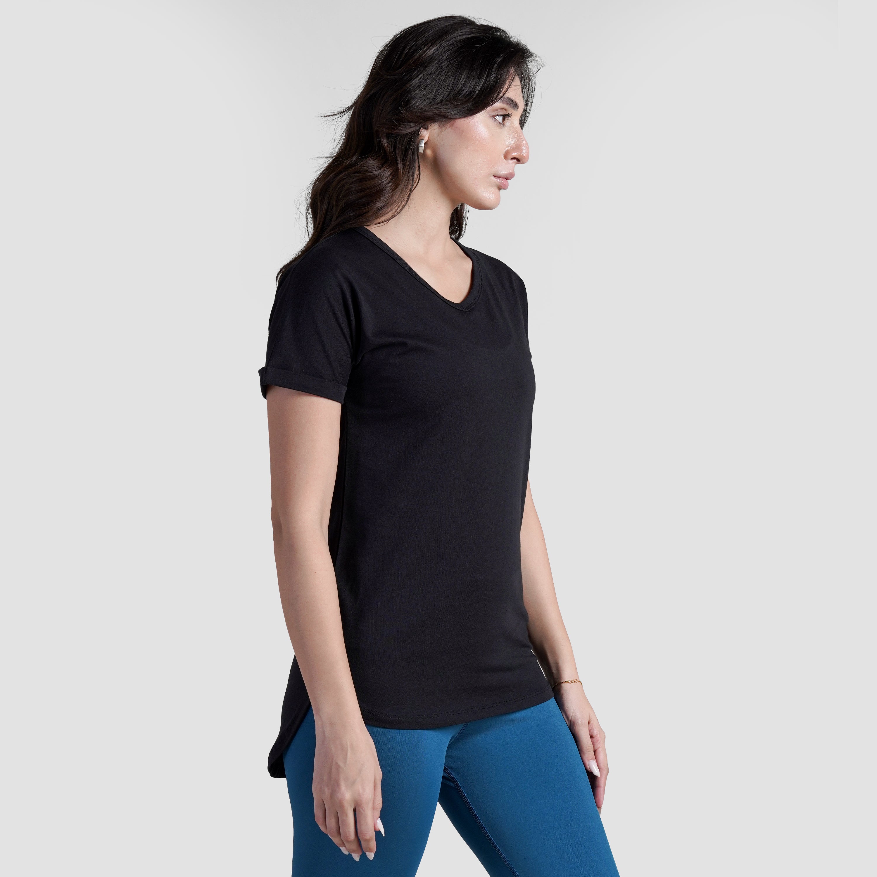 Modfit Long Tee (Black)