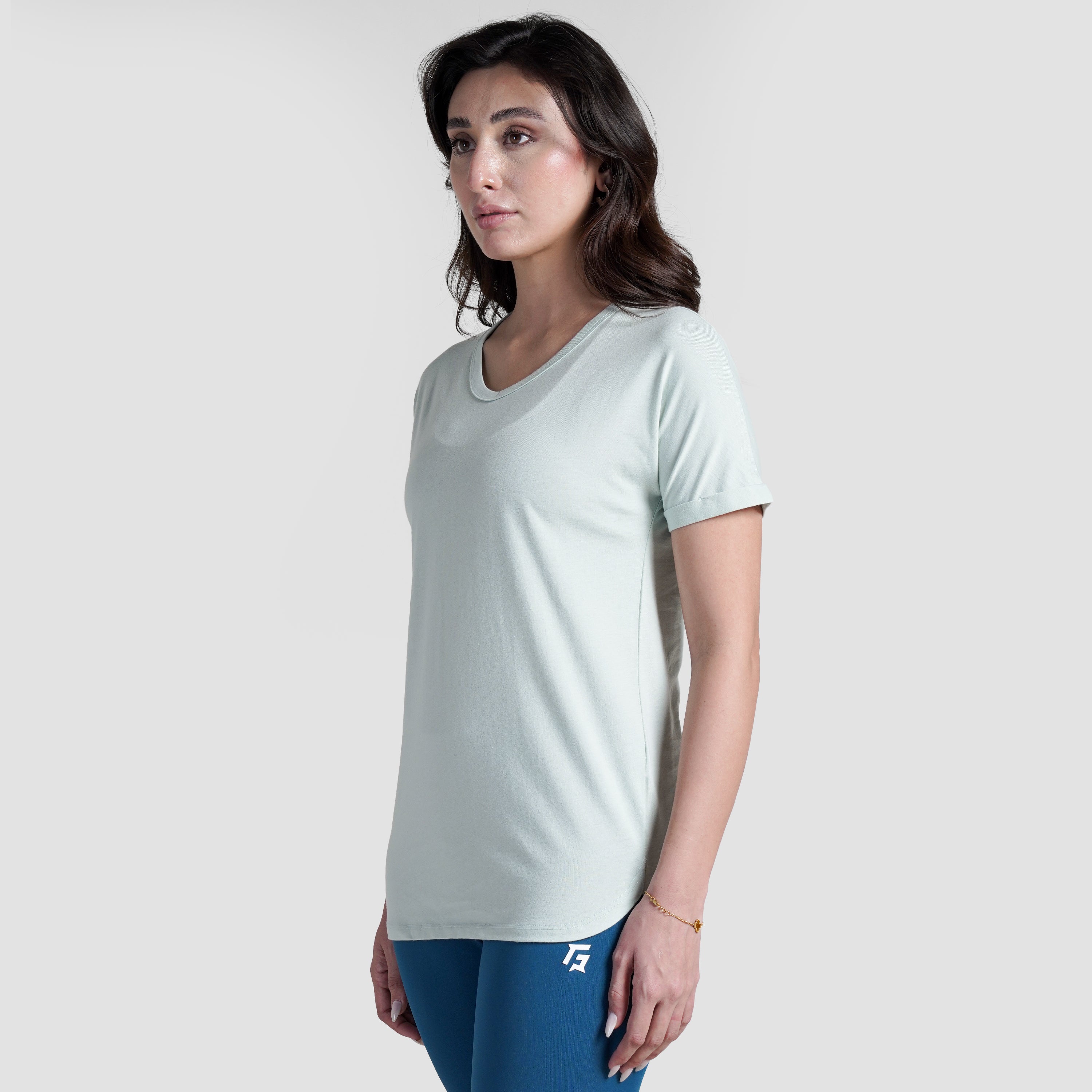 Modfit Long Tee (Light Green)