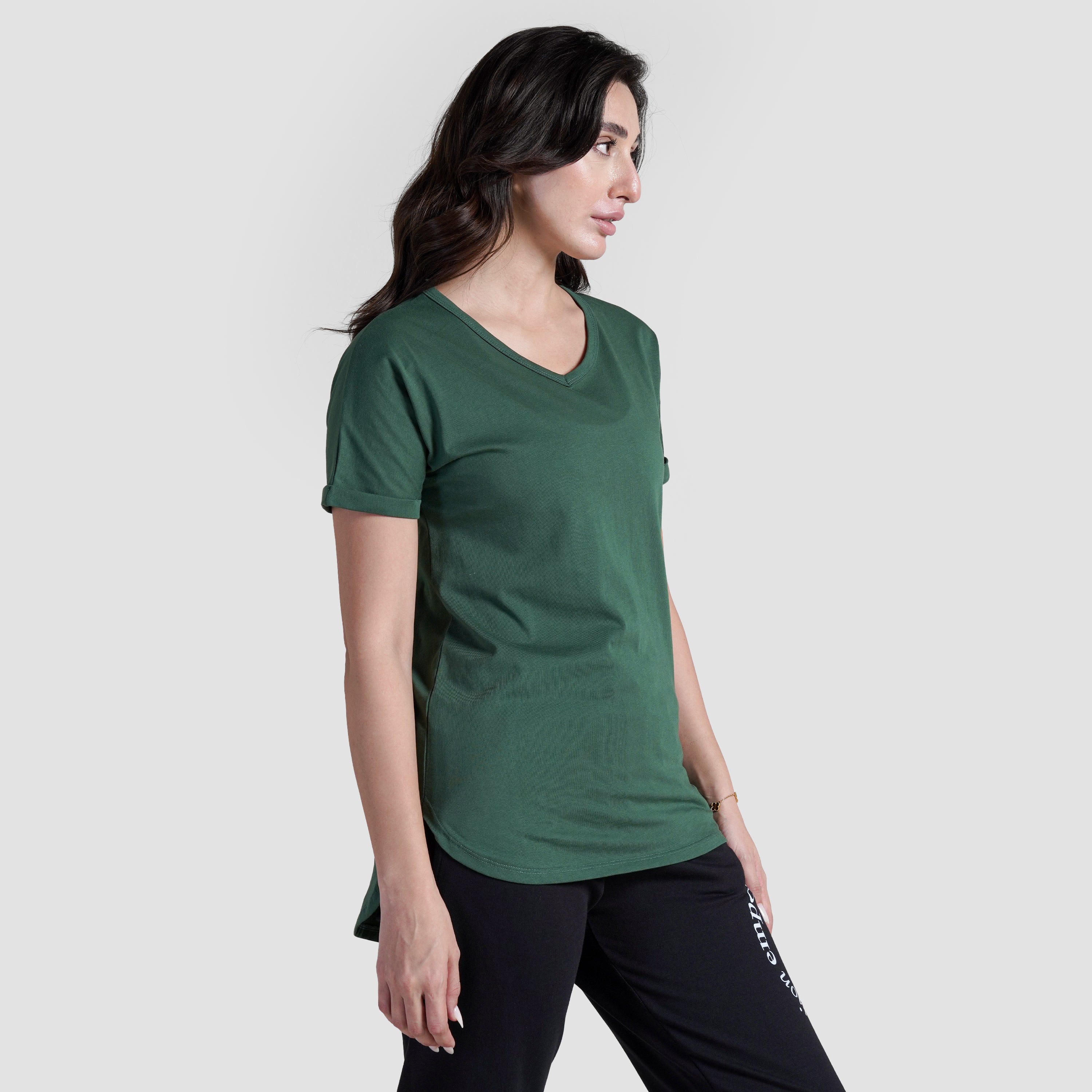 Modfit Long Tee (Dark Green)