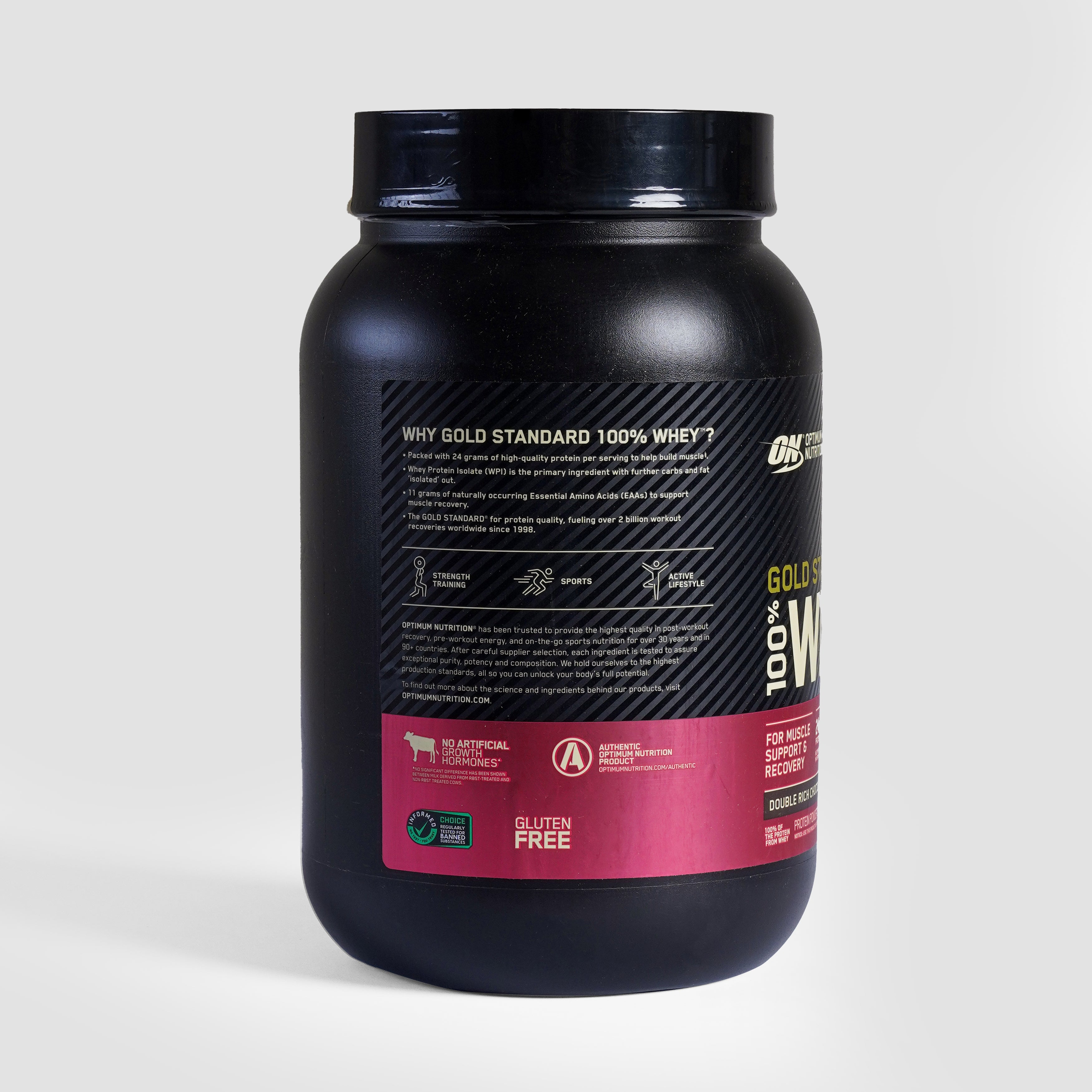 Optimum Nutrition Gold Standard 100% Whey Protein (Double Rich Chocolate)