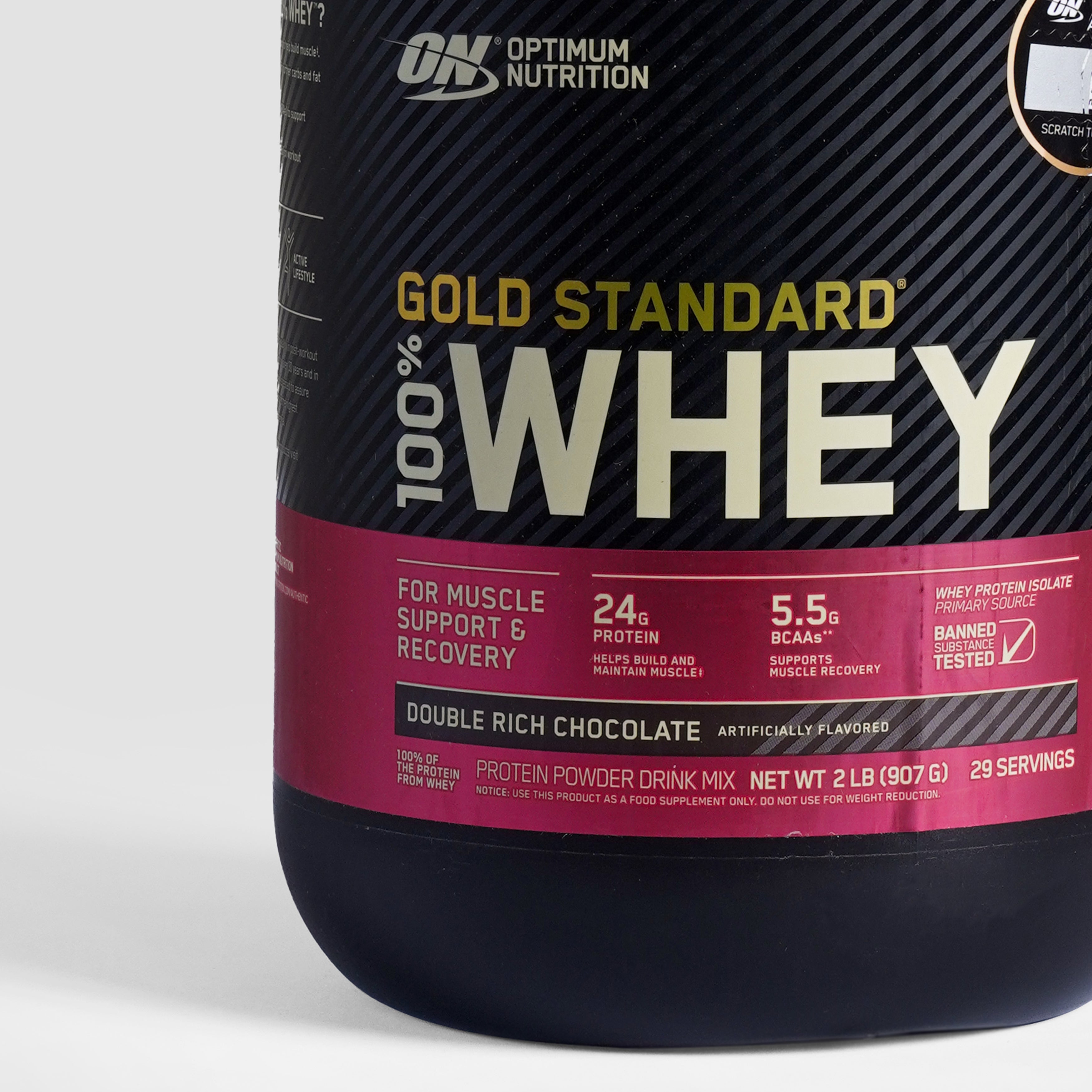 Optimum Nutrition Gold Standard 100% Whey Protein (Double Rich Chocolate)