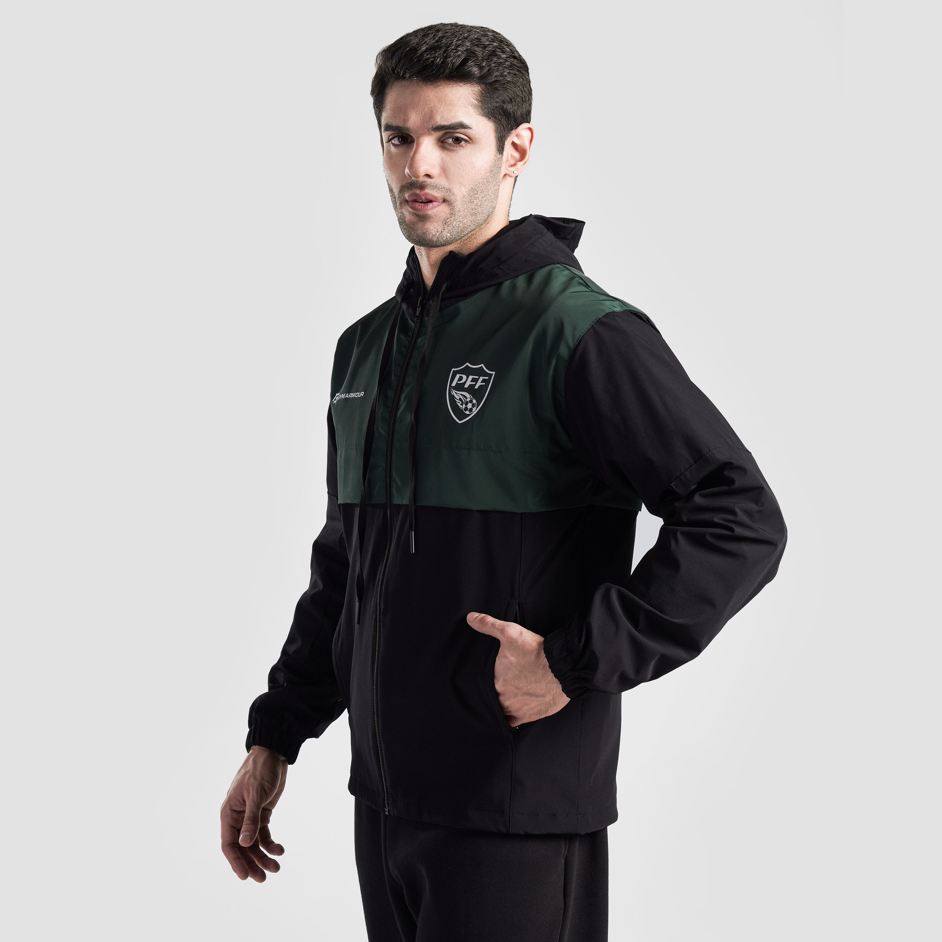 The Ignite Wind Jacket (Green-Black)