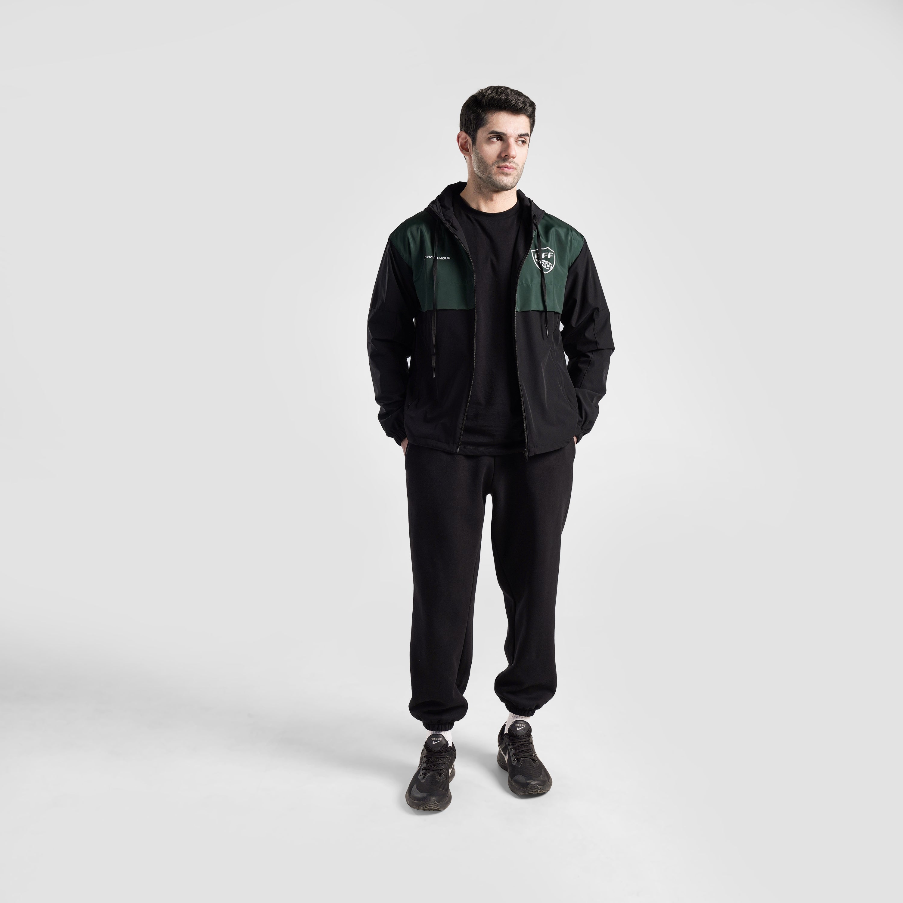 The Ignite Wind Jacket (Green-Black)