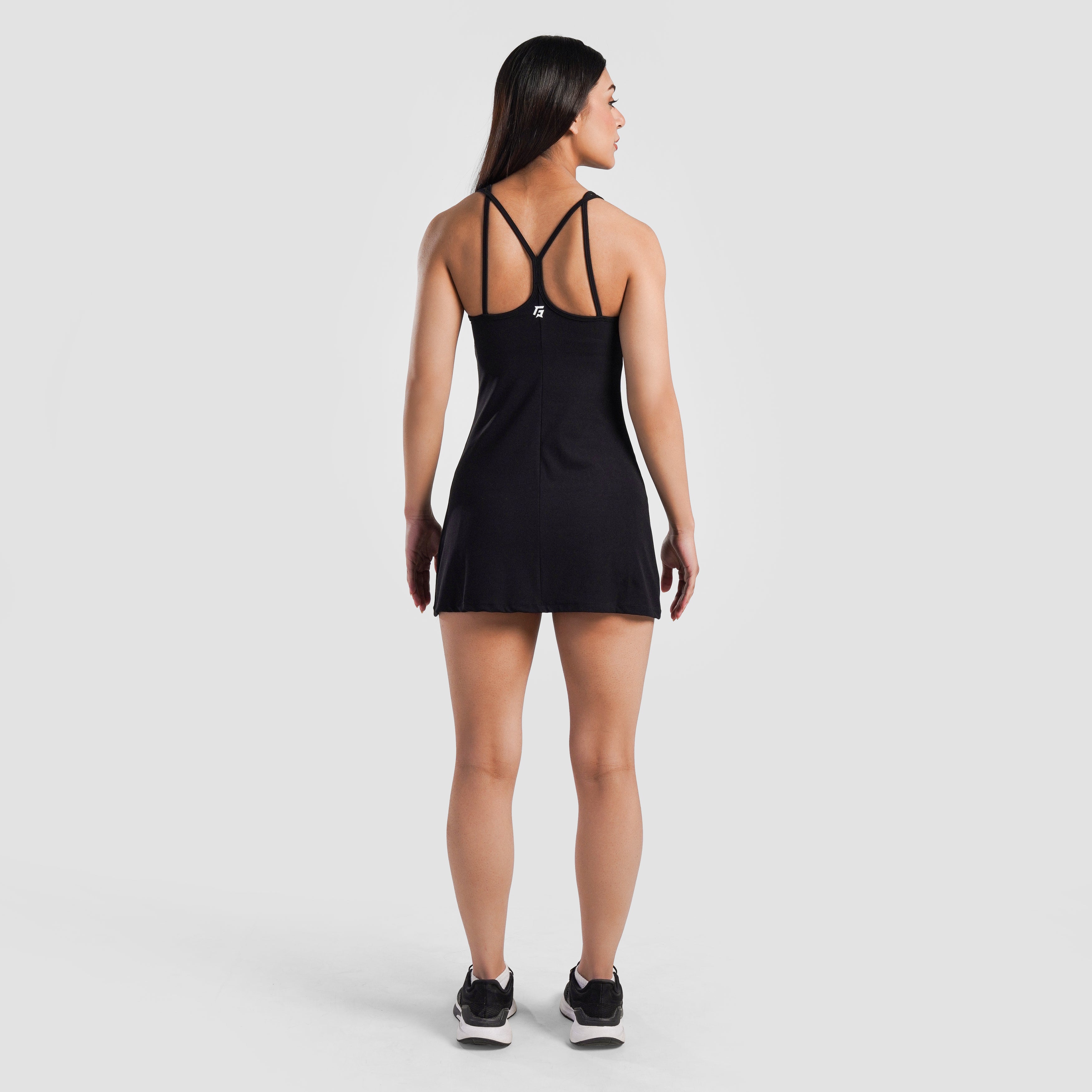 Surge Style Tennis Dress (Black)