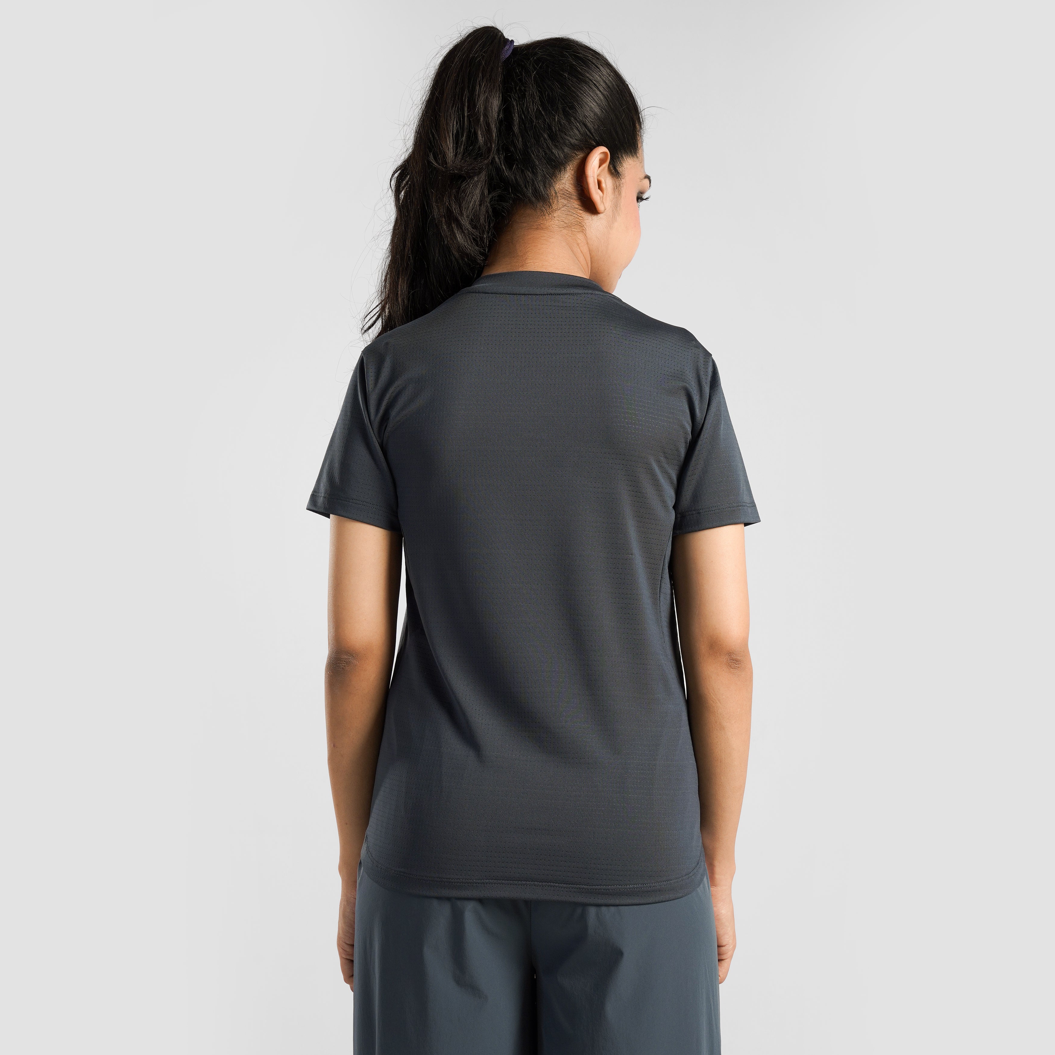 Women Vintage Tee (Dark Grey)