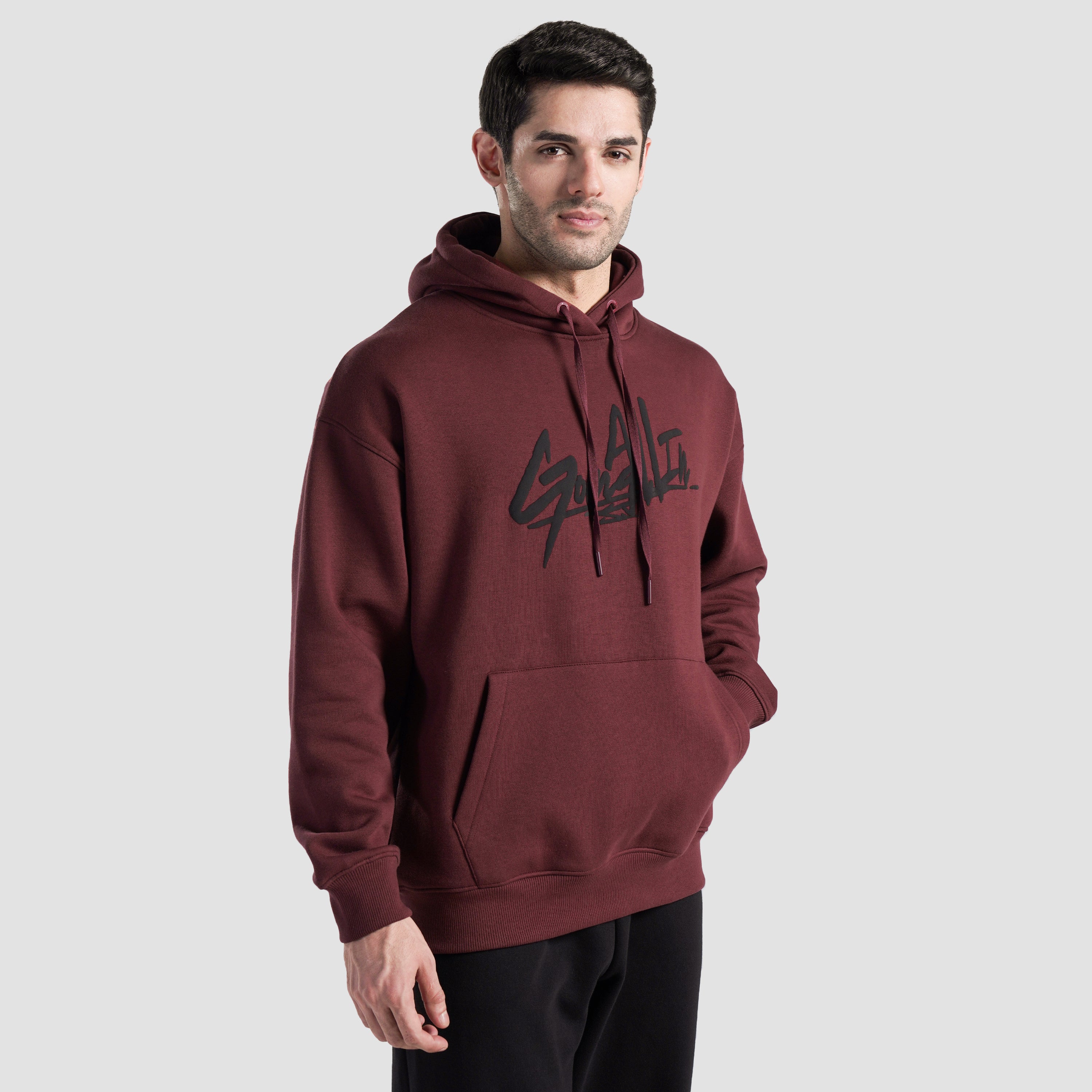 GA Graffiti Hoodie (Maroon)