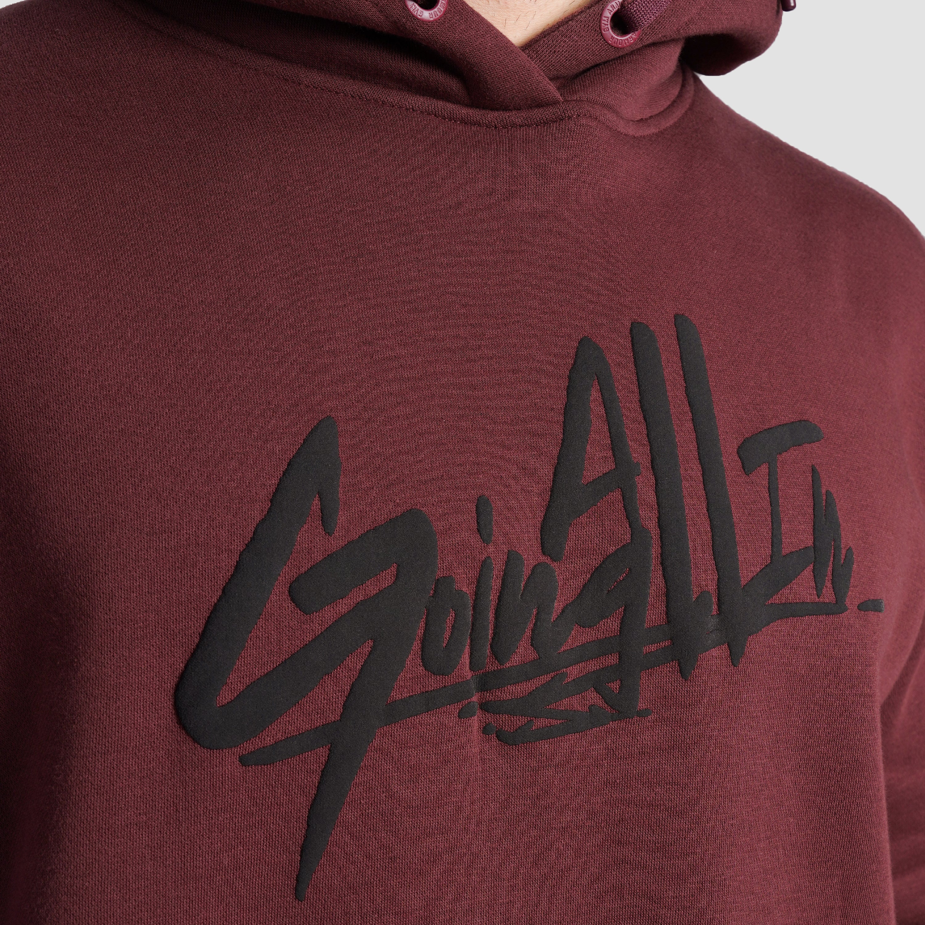 GA Graffiti Hoodie (Maroon)