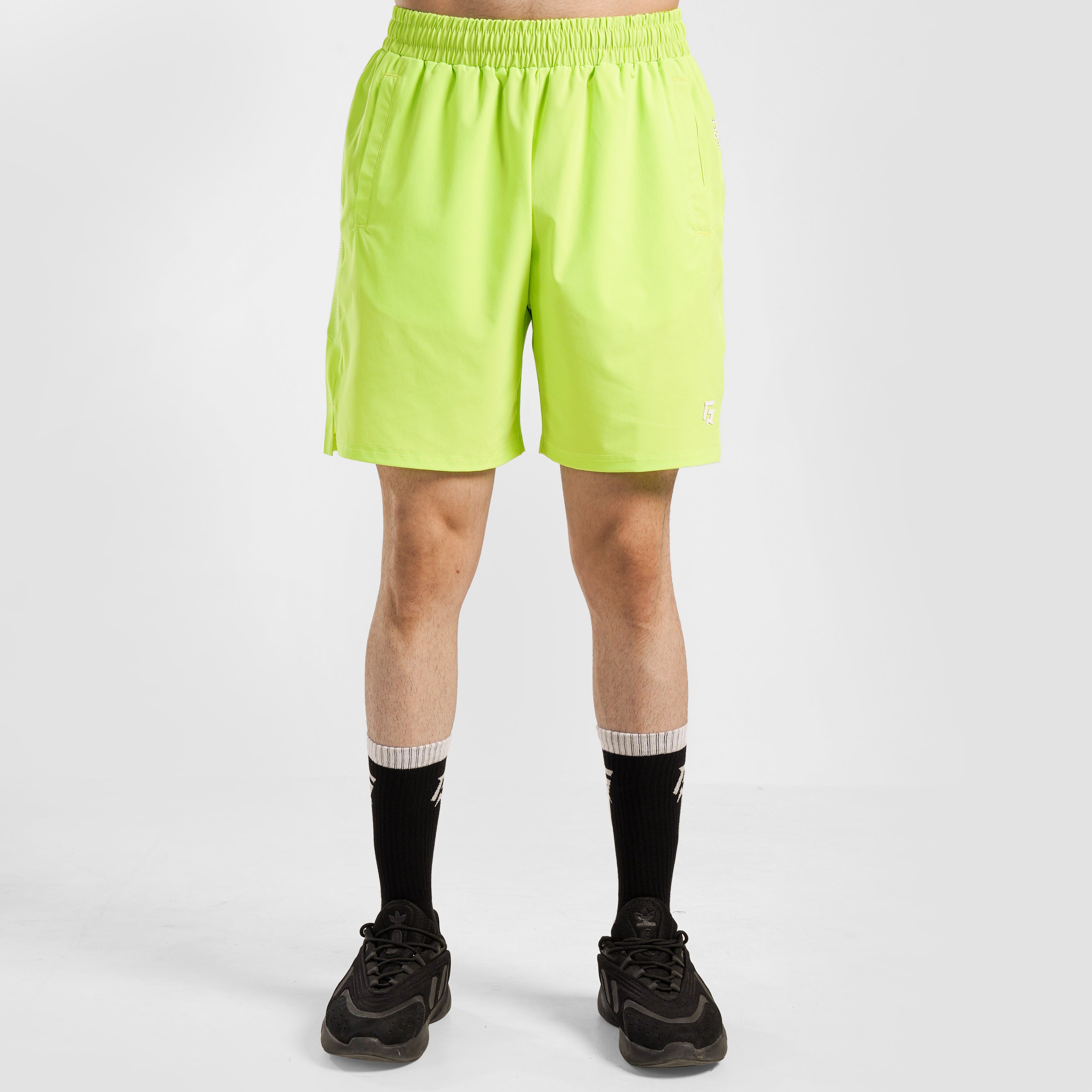 HI-VIBE MESH SHORTS (Neon Green)