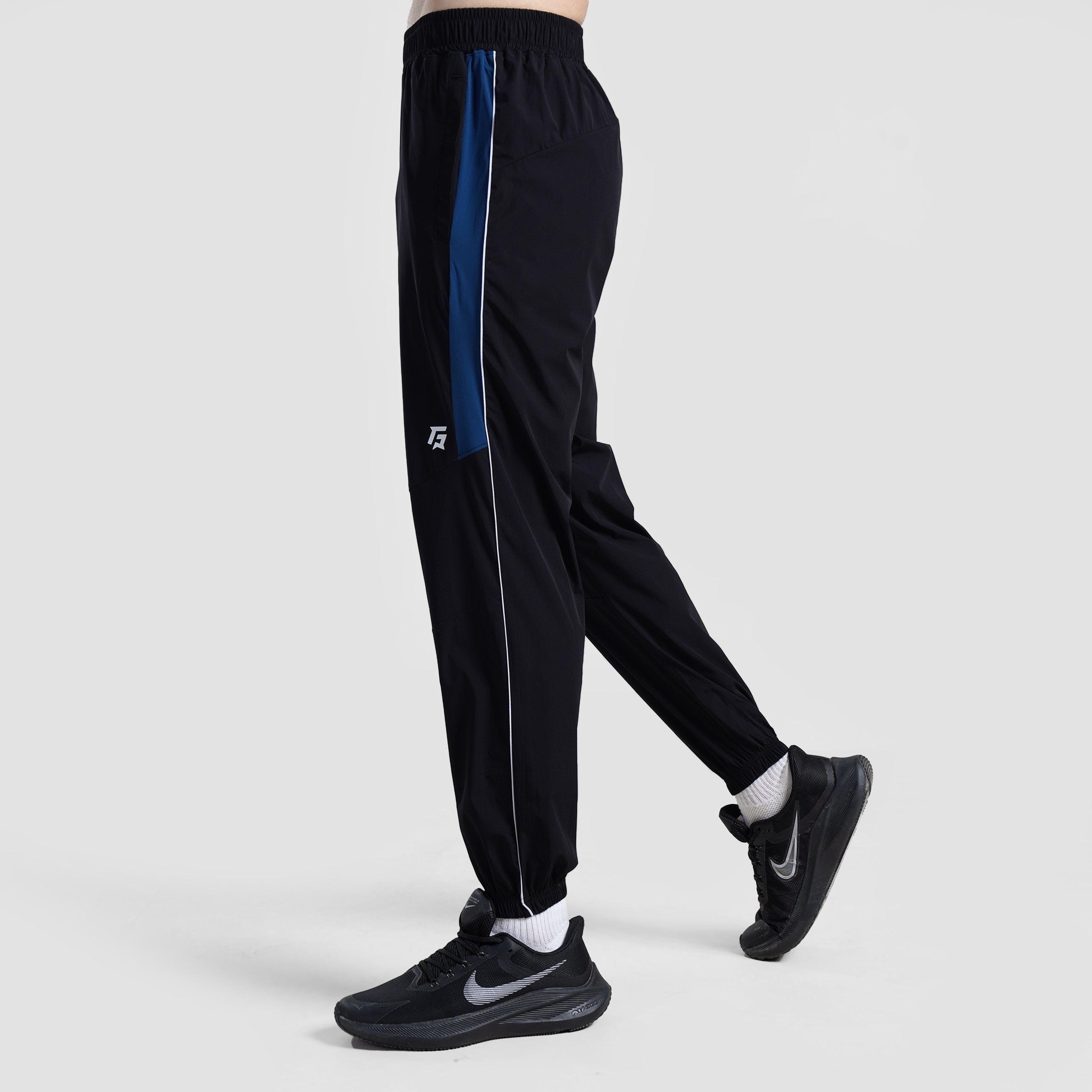 Olympus Trousers (Black-Teal)