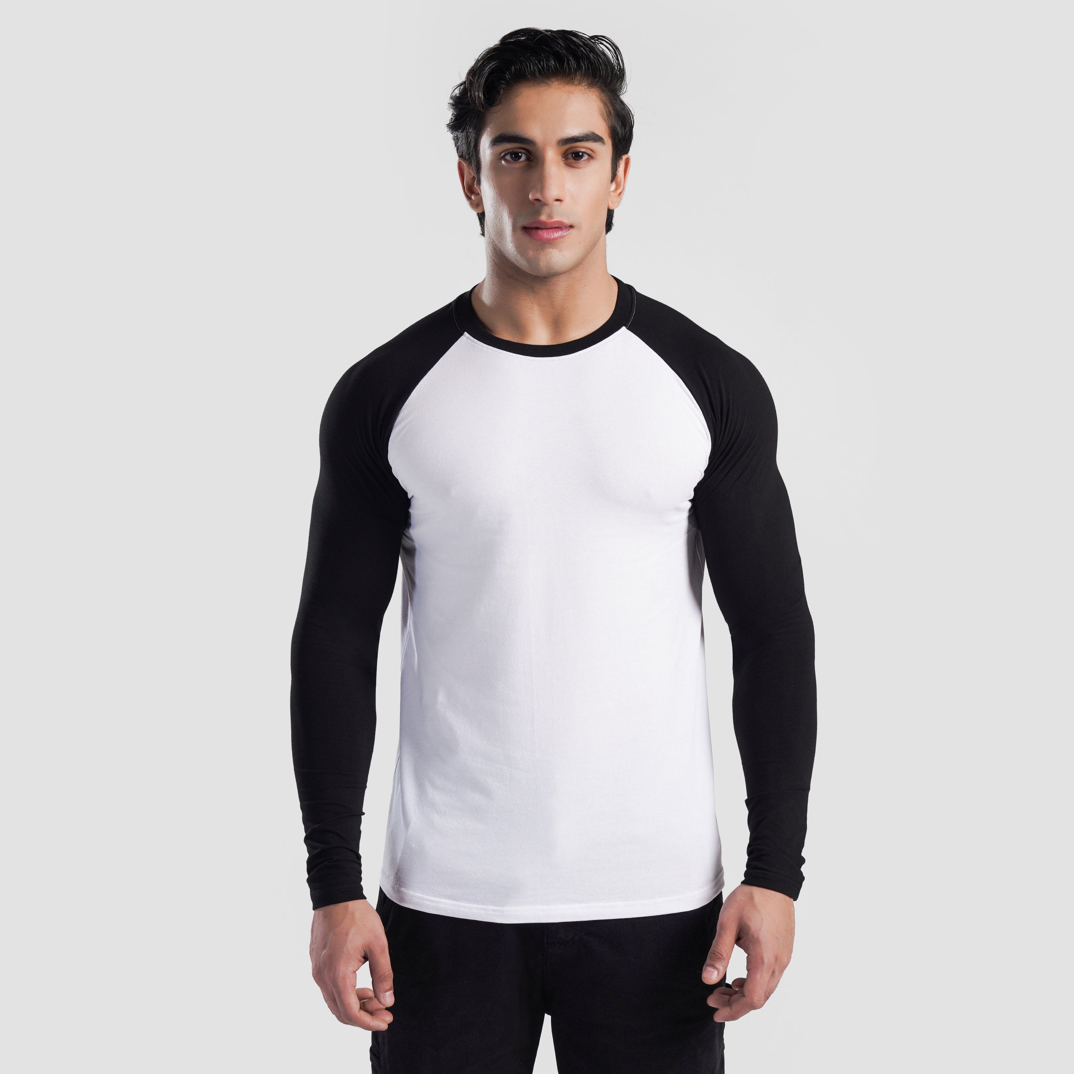 Grey Season Tee (White-Black)