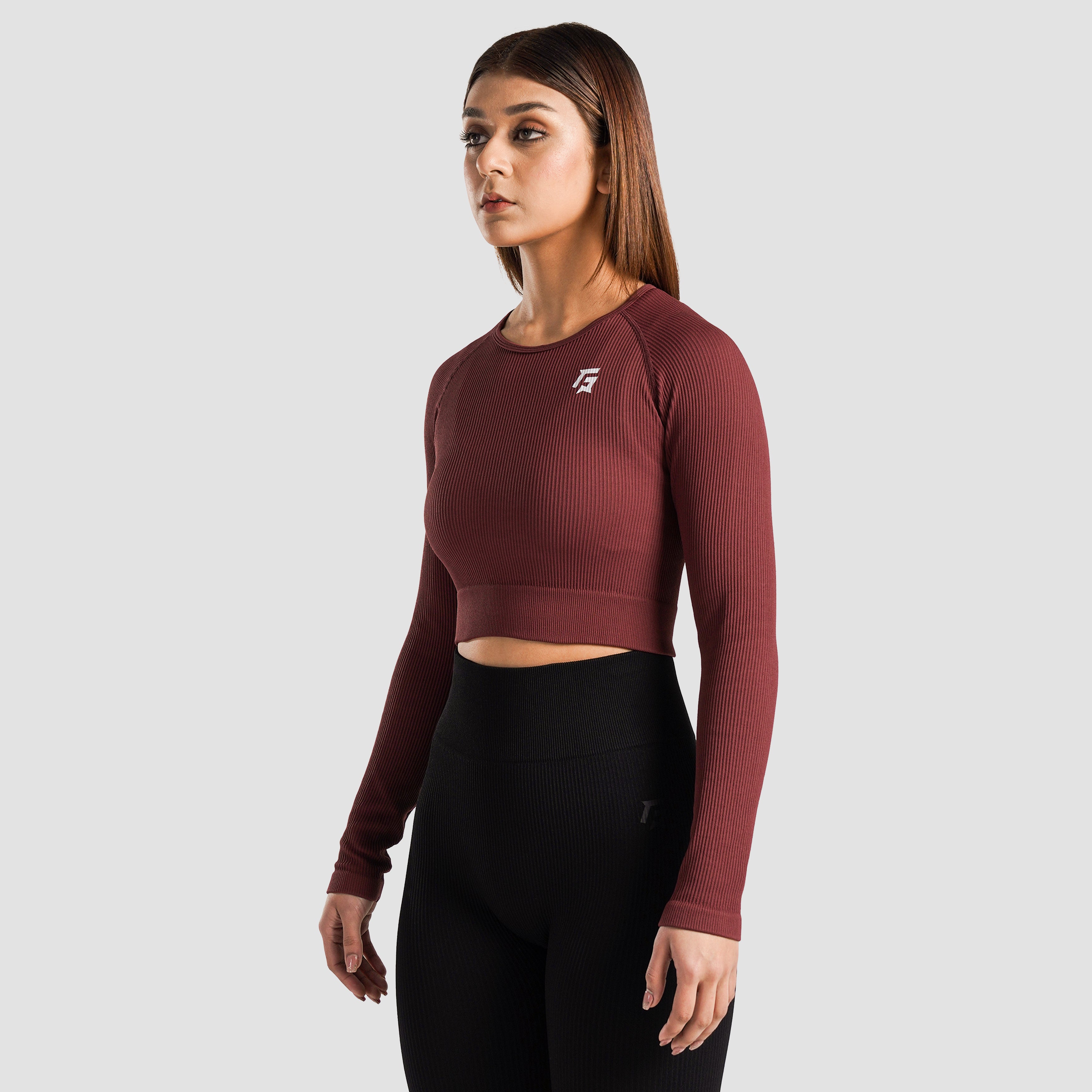 Turbotrade Crop Top (Coffee)