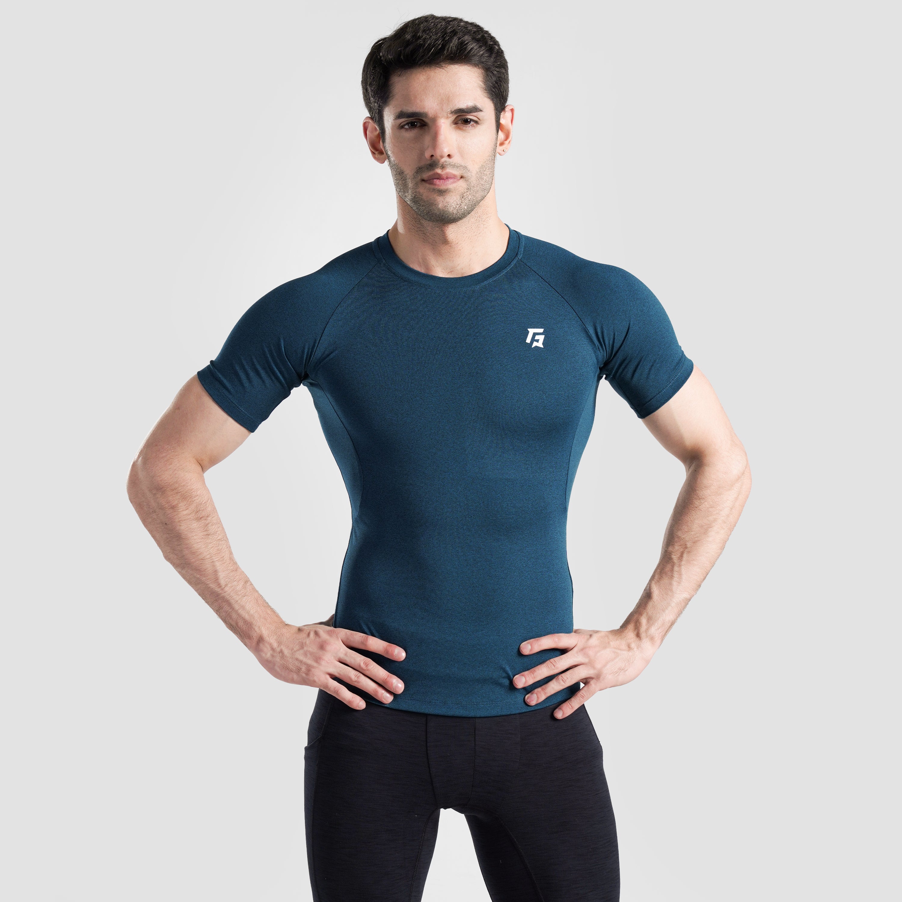 GA Compression Short Sleeves 2.0 (Teal)