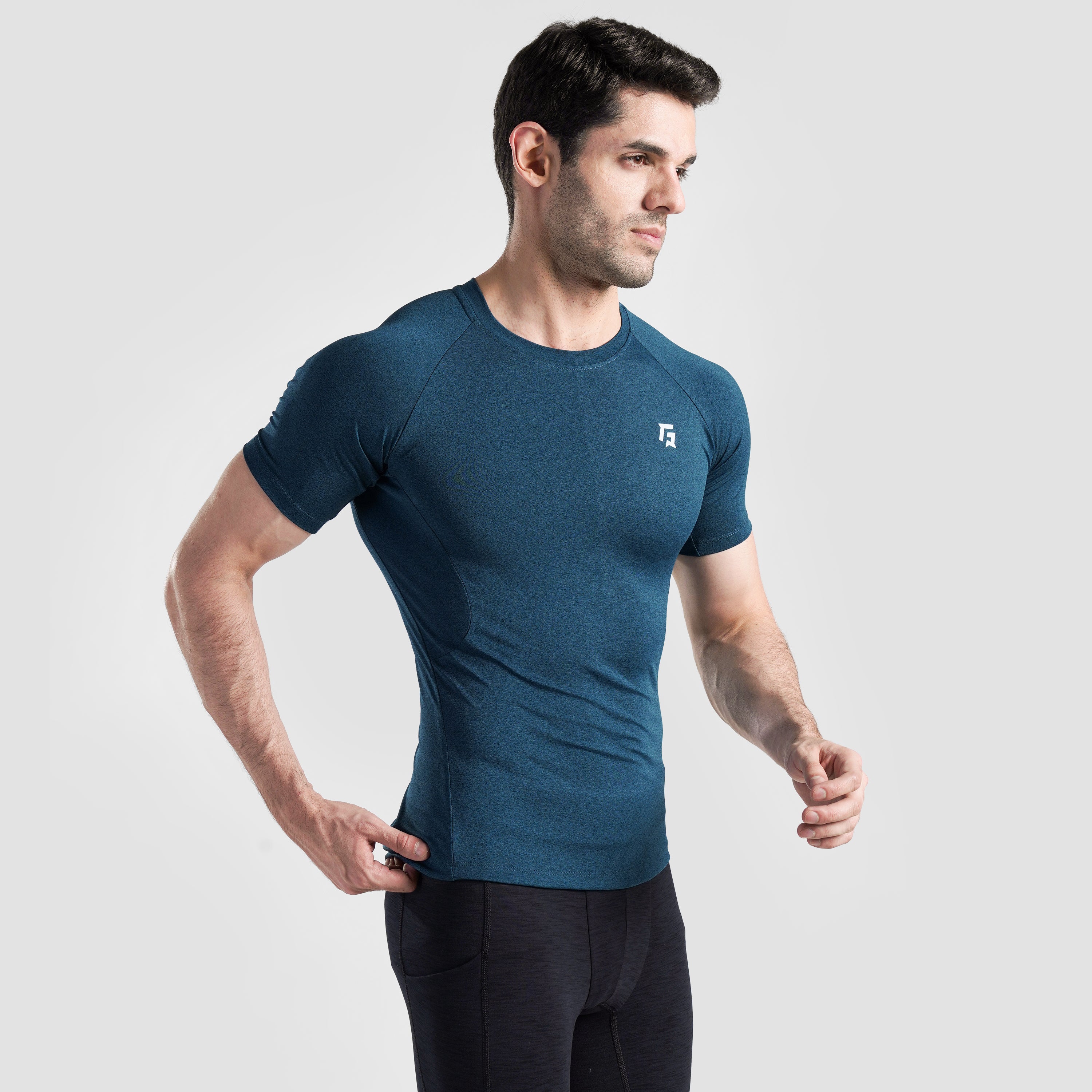 GA Compression Short Sleeves 2.0 (Teal)