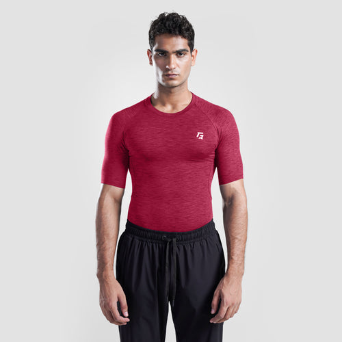 GA Compression Short Sleeves 2.0 (Maroon)