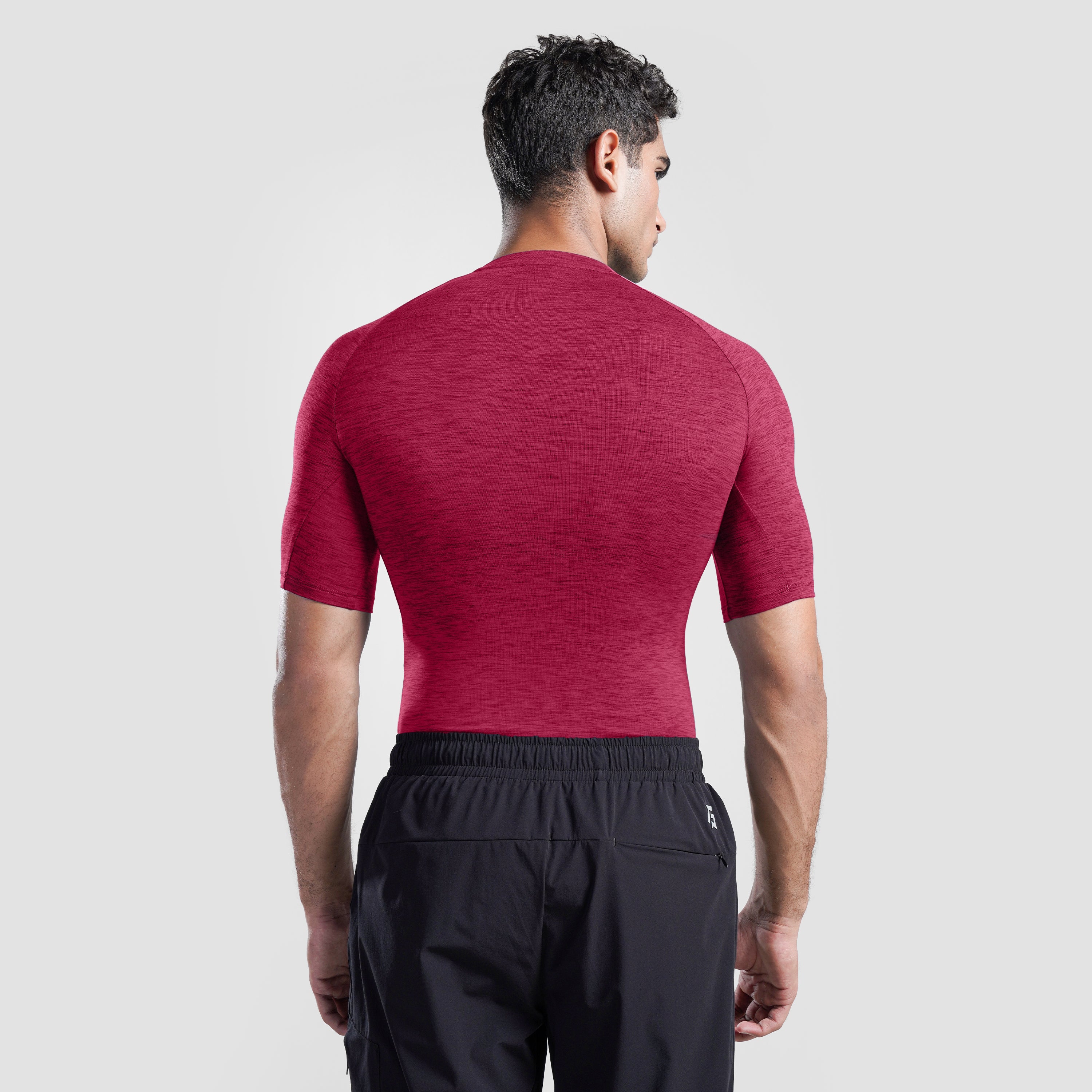 GA Compression Short Sleeves 2.0 (Maroon)