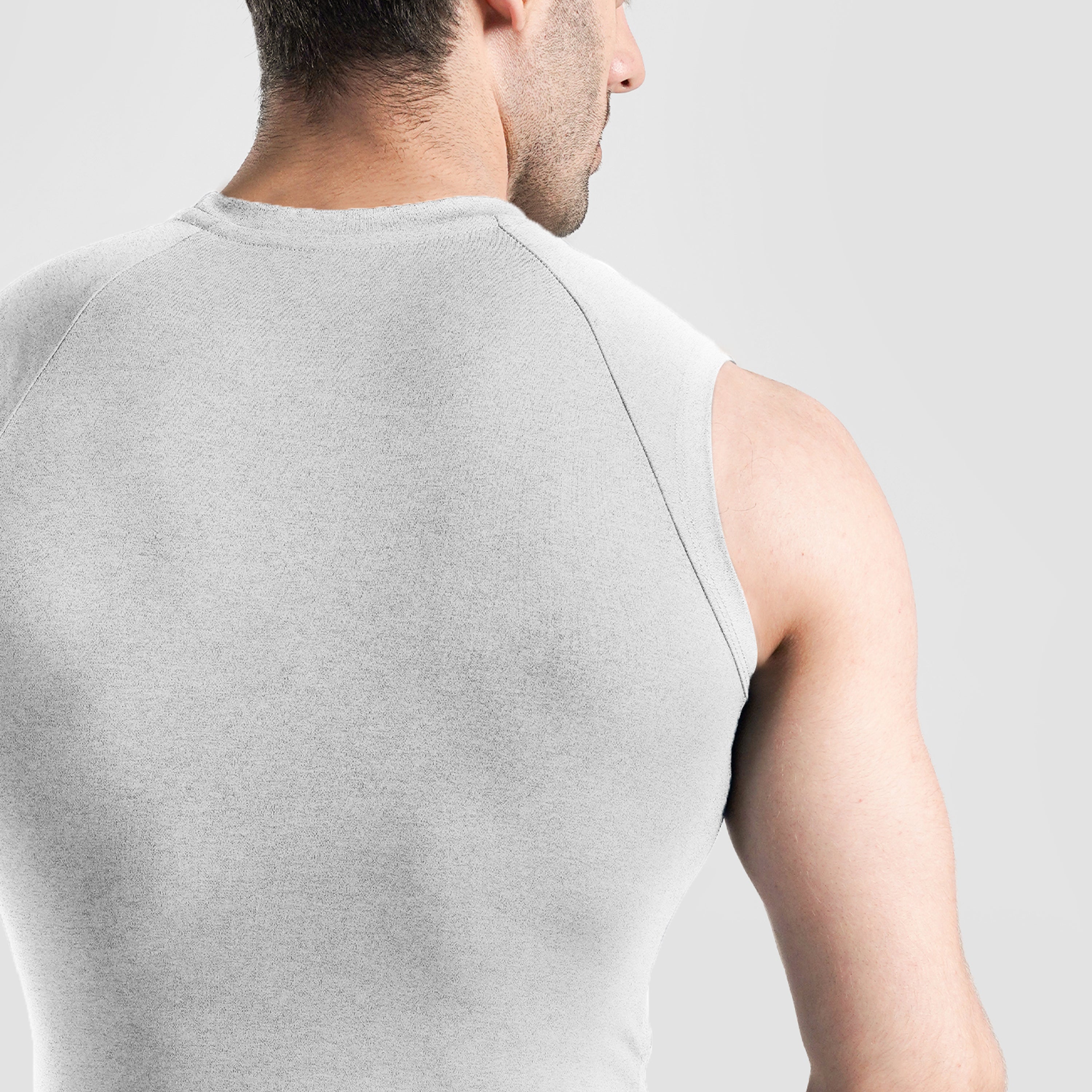 GA Compression Sleeveless (Silver Grey)